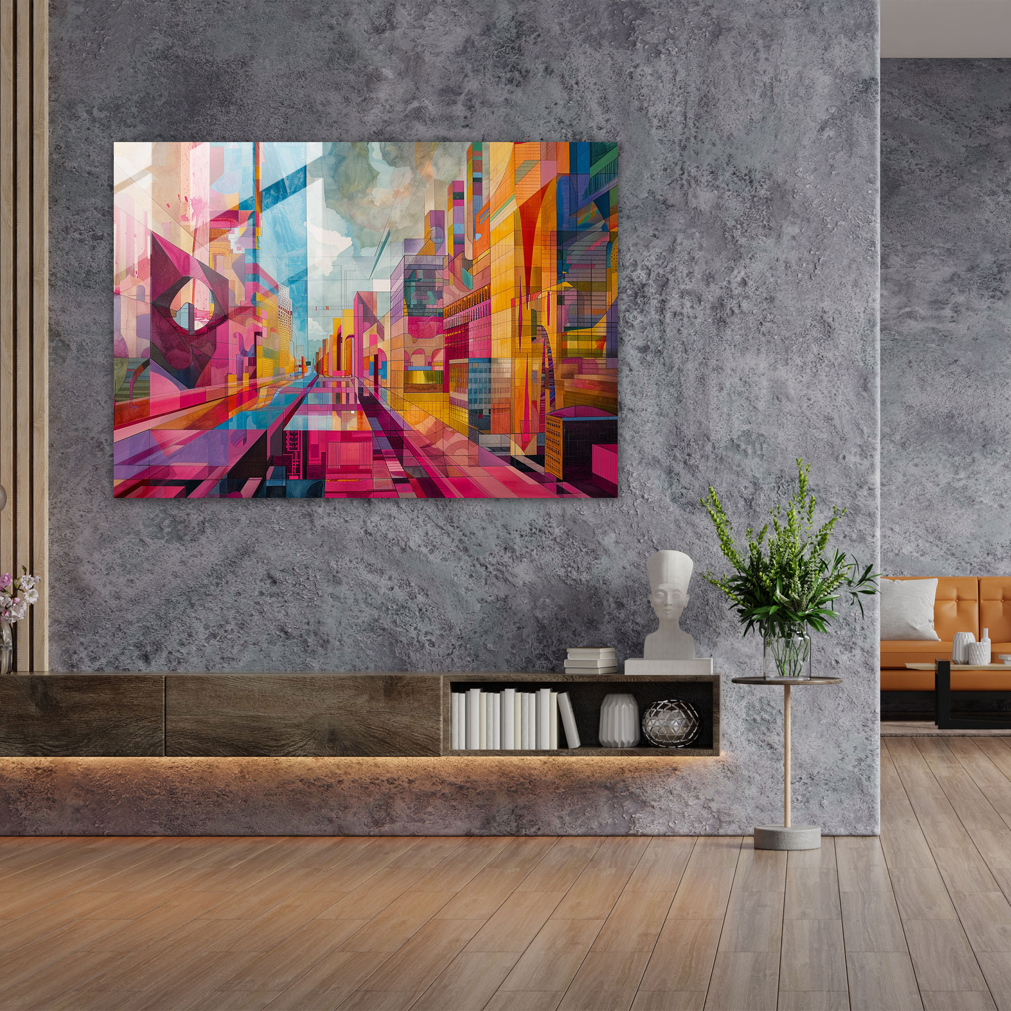Metaphysical Painting Glass Wall Art - Metaphysical Painting, Home Decoration, Glass Print, Glass Wall Art