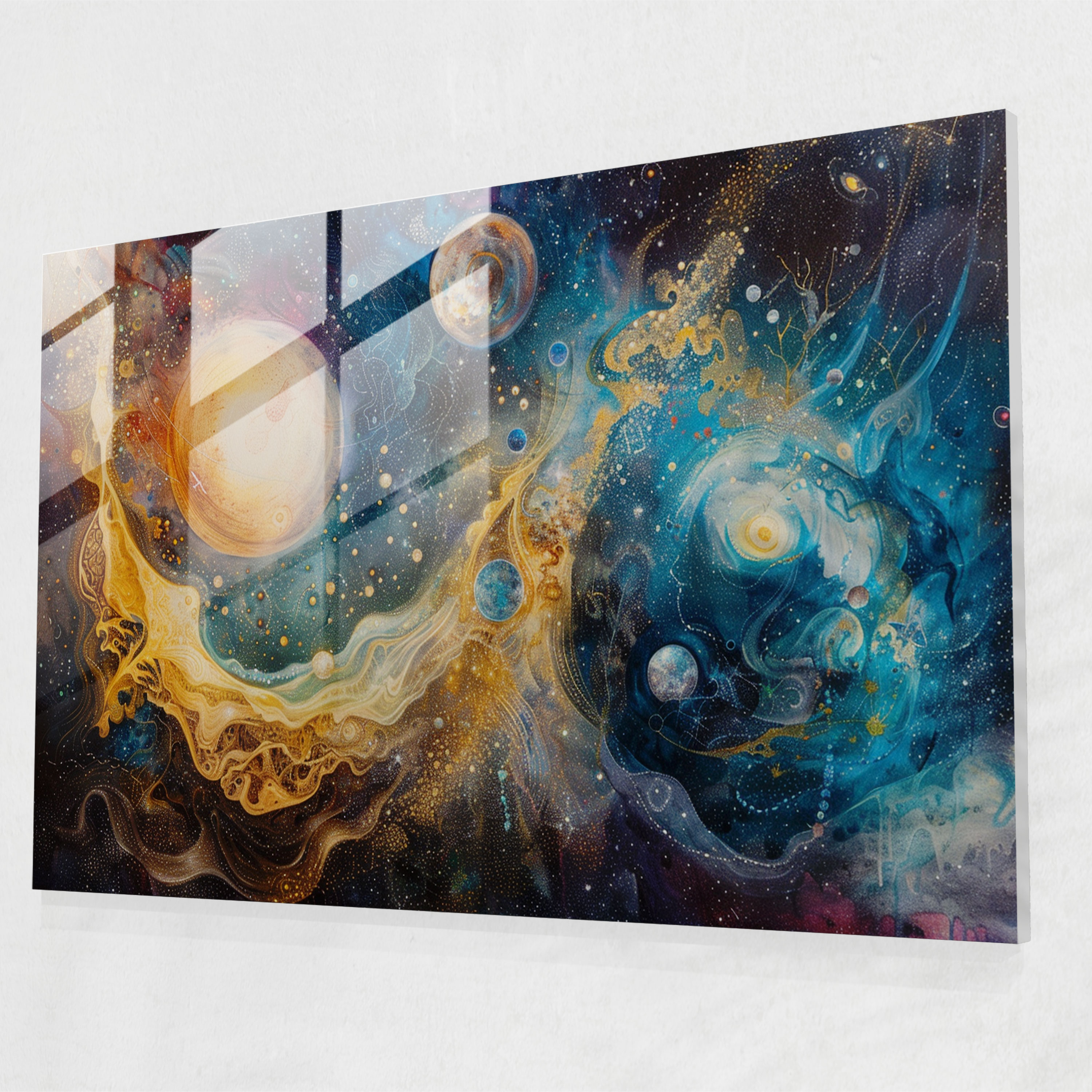Metaphysical Painting Glass Wall Art - Metaphysical Painting, Home Decoration, Glass Art, Glass Wall Art