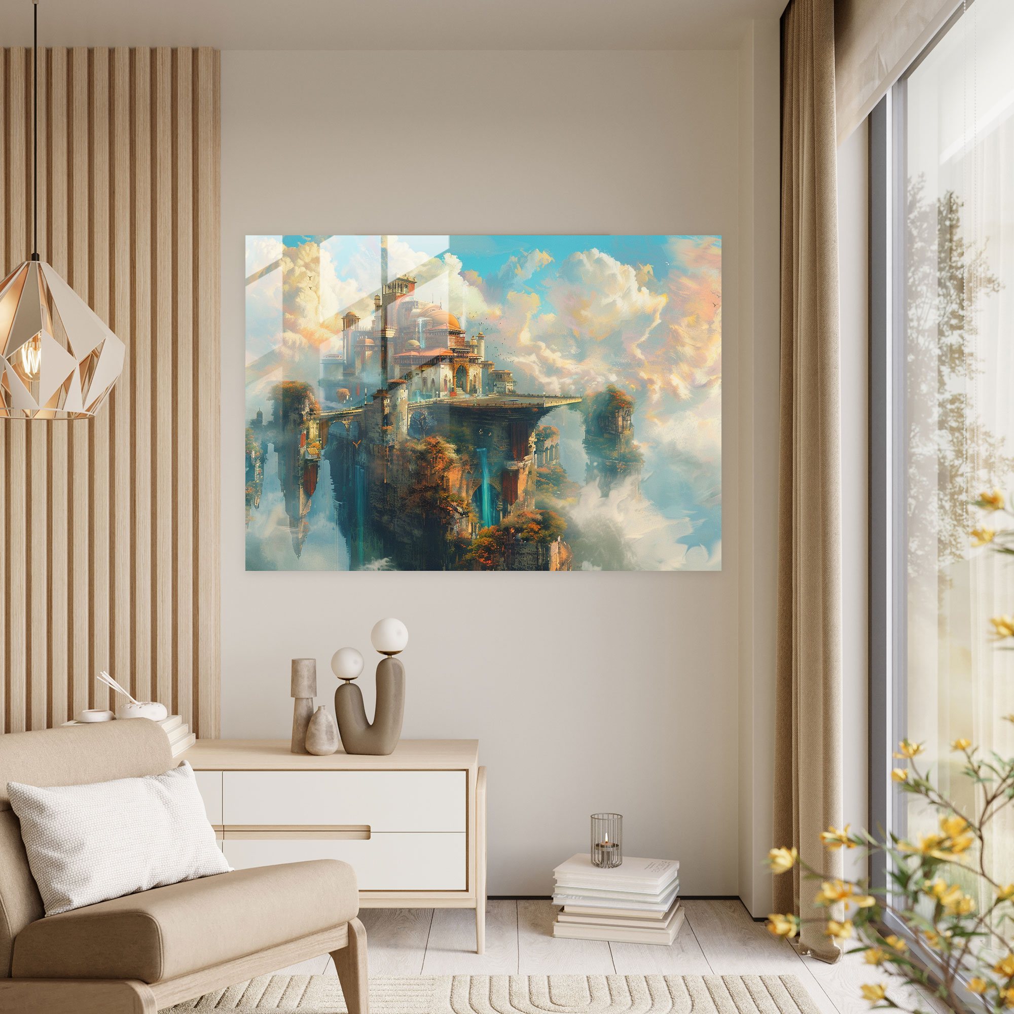 Metaphysical Painting Wall Decoration - Metaphysical Painting, Wall Decoration, Glass Art, Metaphysical Painting