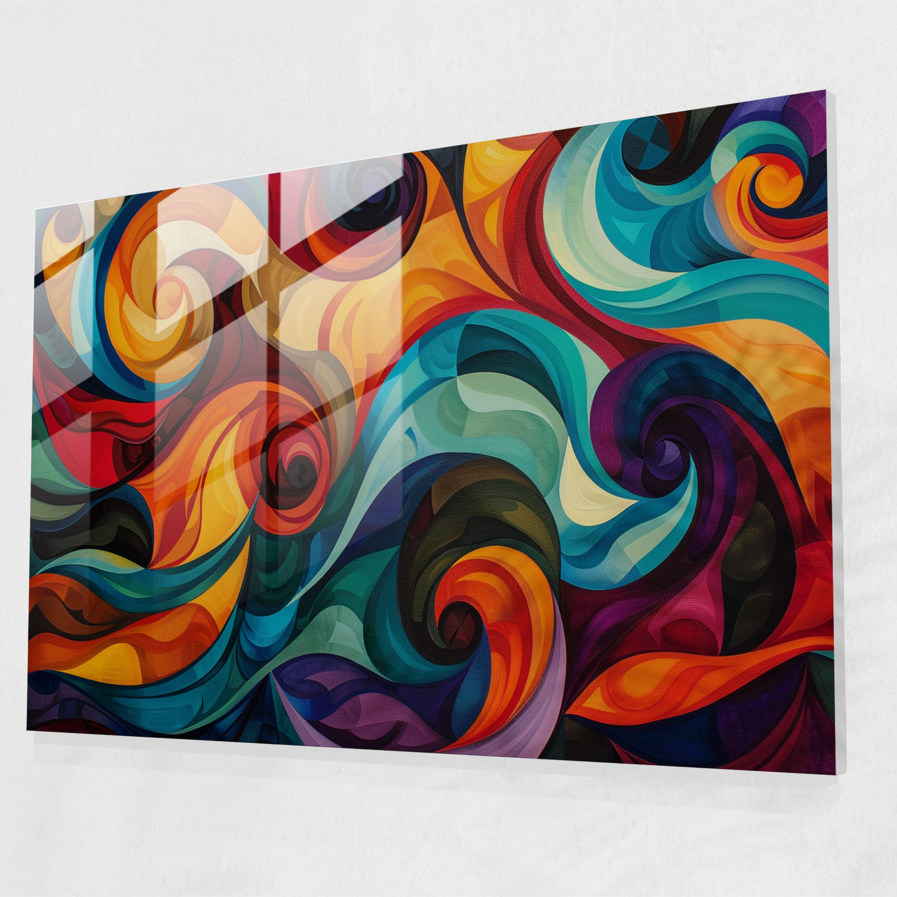 Metaphysical Painting Glass Wall Art - Metaphysical Painting, Modern Art, Metaphysical Painting, Glass Art