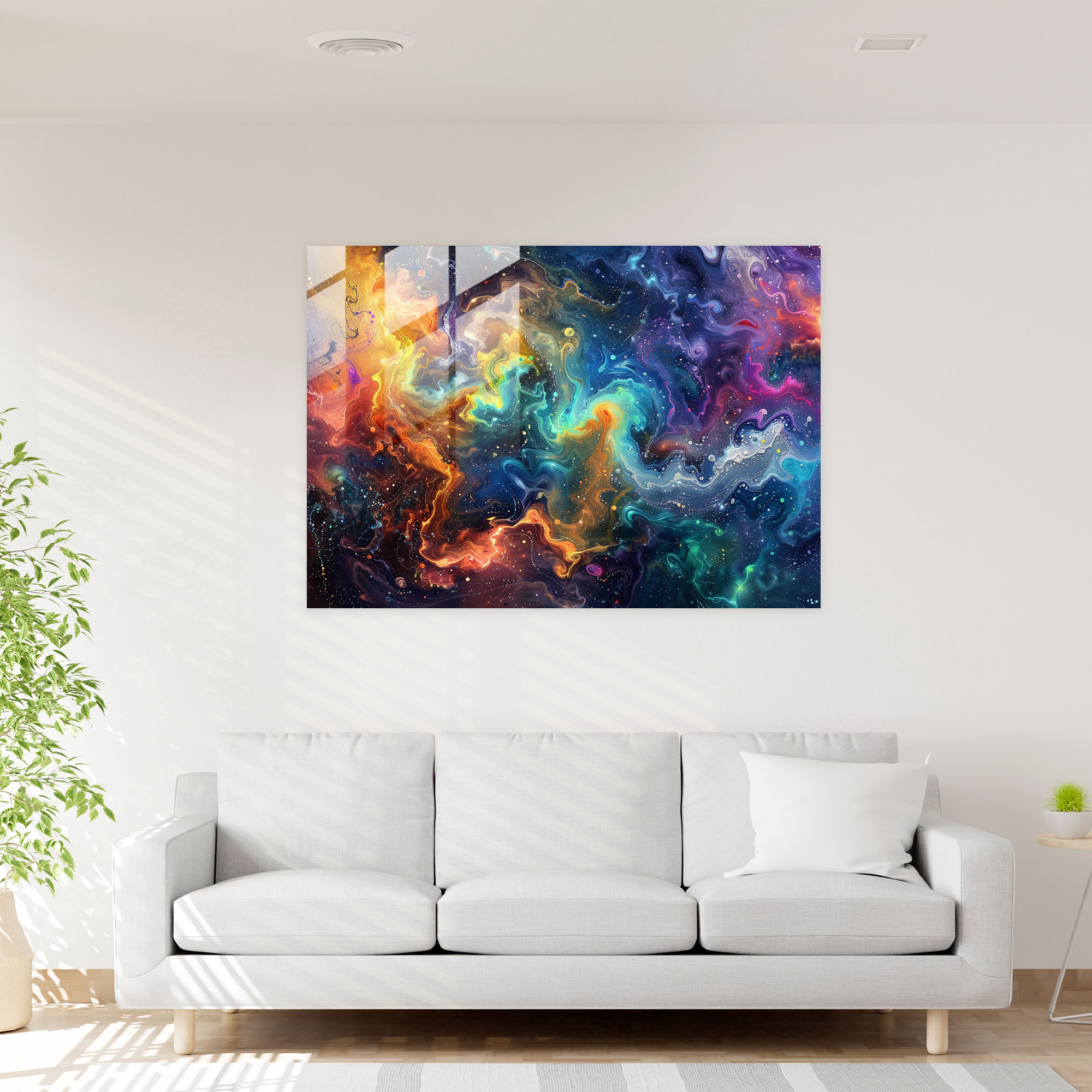 Metaphysical Painting Home Decoration - Metaphysical Painting, Modern Art, Glass Print, Wall Decoration
