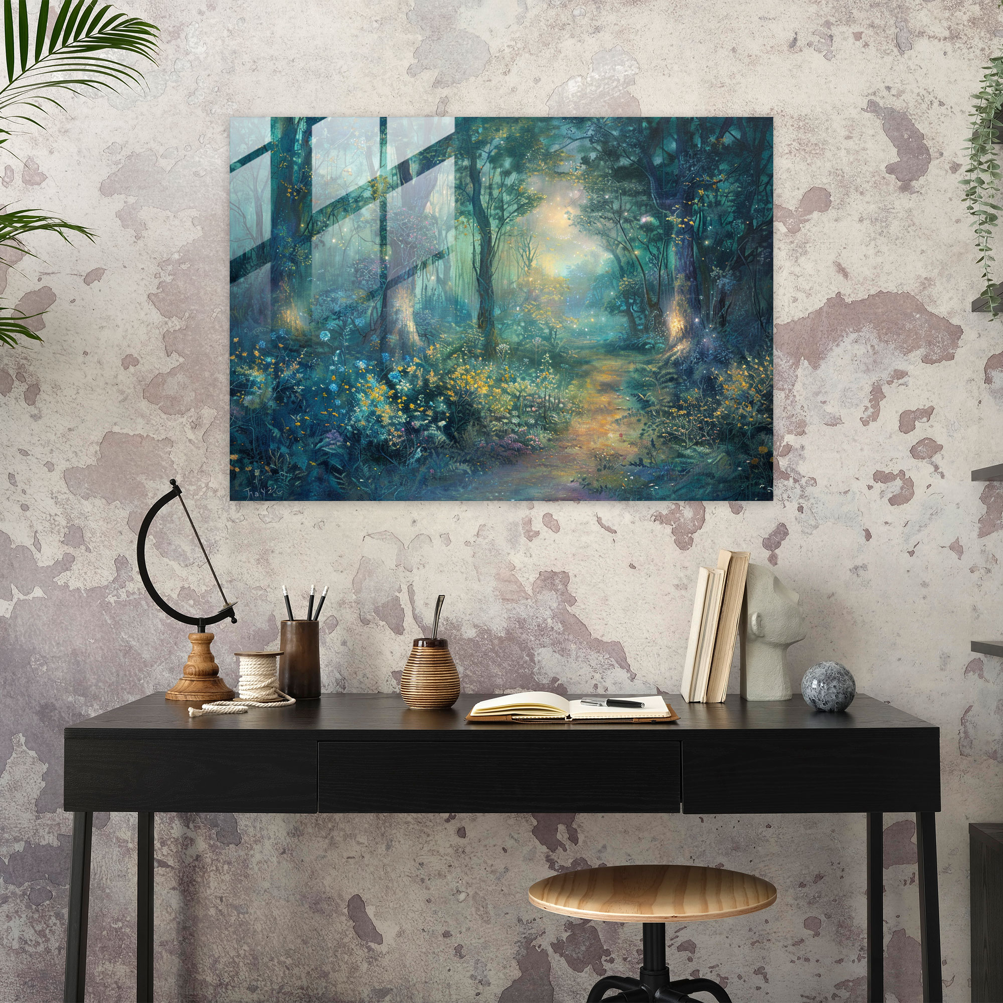 Metaphysical Painting Glass Art - Metaphysical Painting, Metaphysical Painting, Ethereal, Modern Art