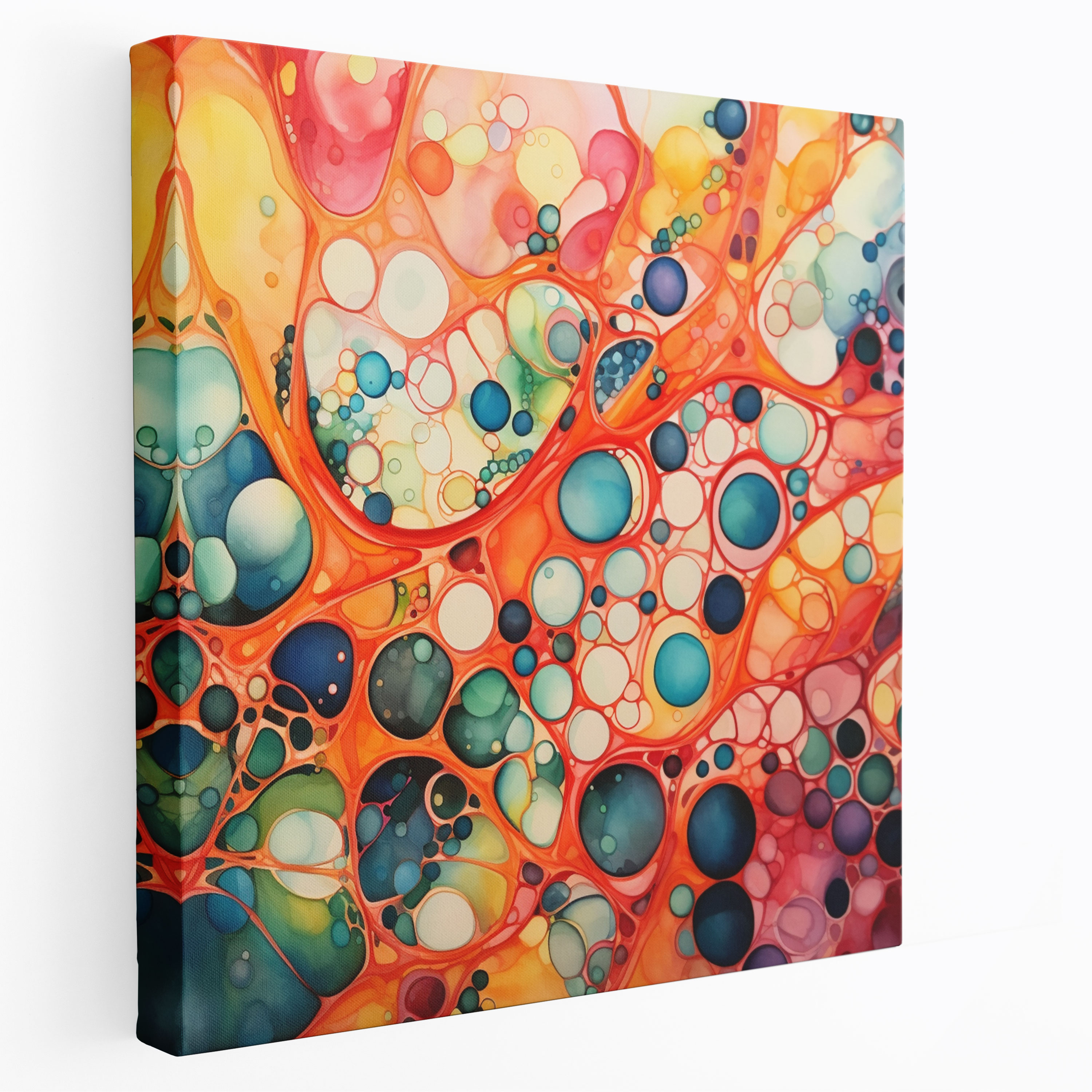 Medicine Abstract Canvas Print - Medicine, Canvas Wall Art, Vibrant, Watercolor Painting