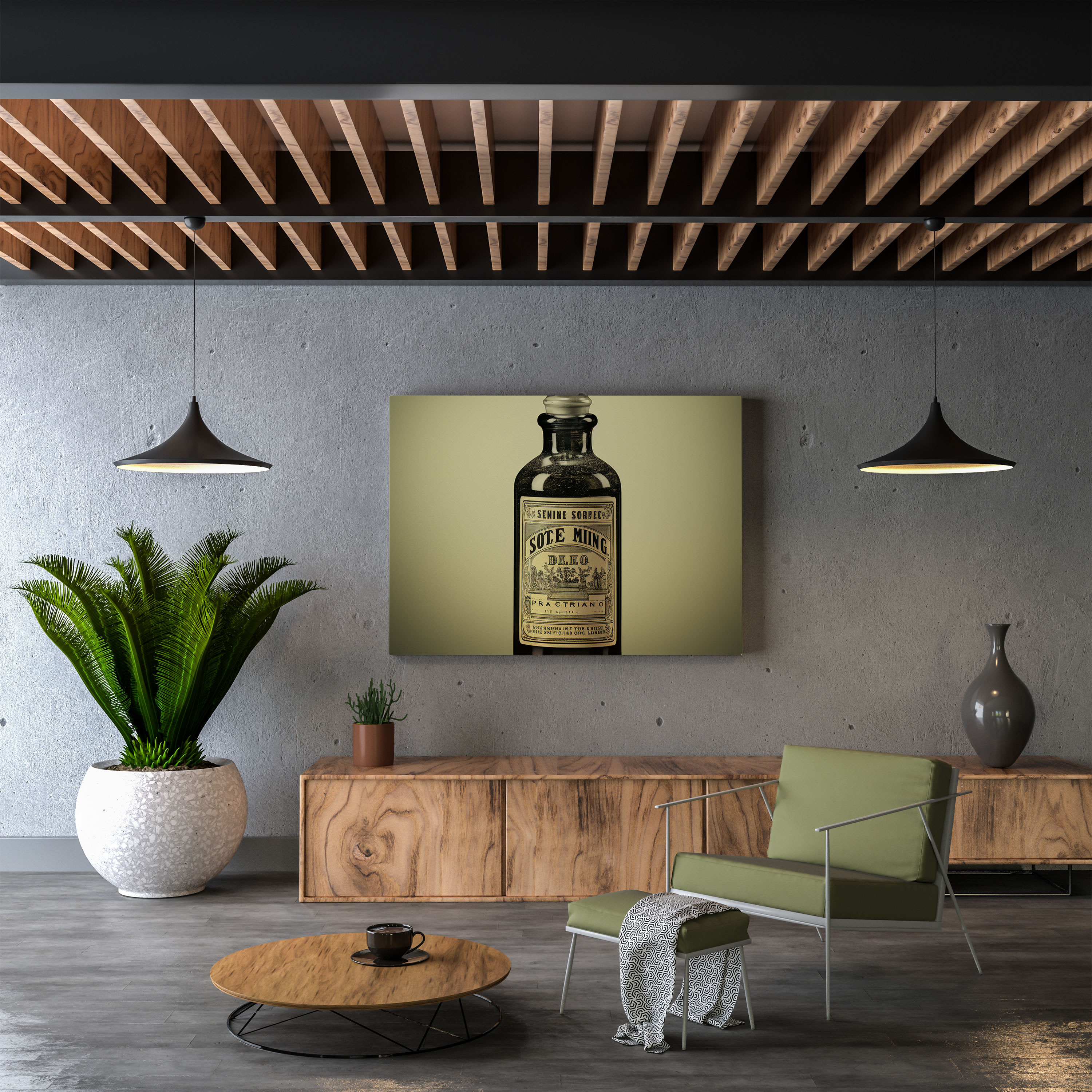Medicine Retro Advertisement Canvas Print - Medicine, Nostalgia, Old Medicine Bottle, Canvas Print