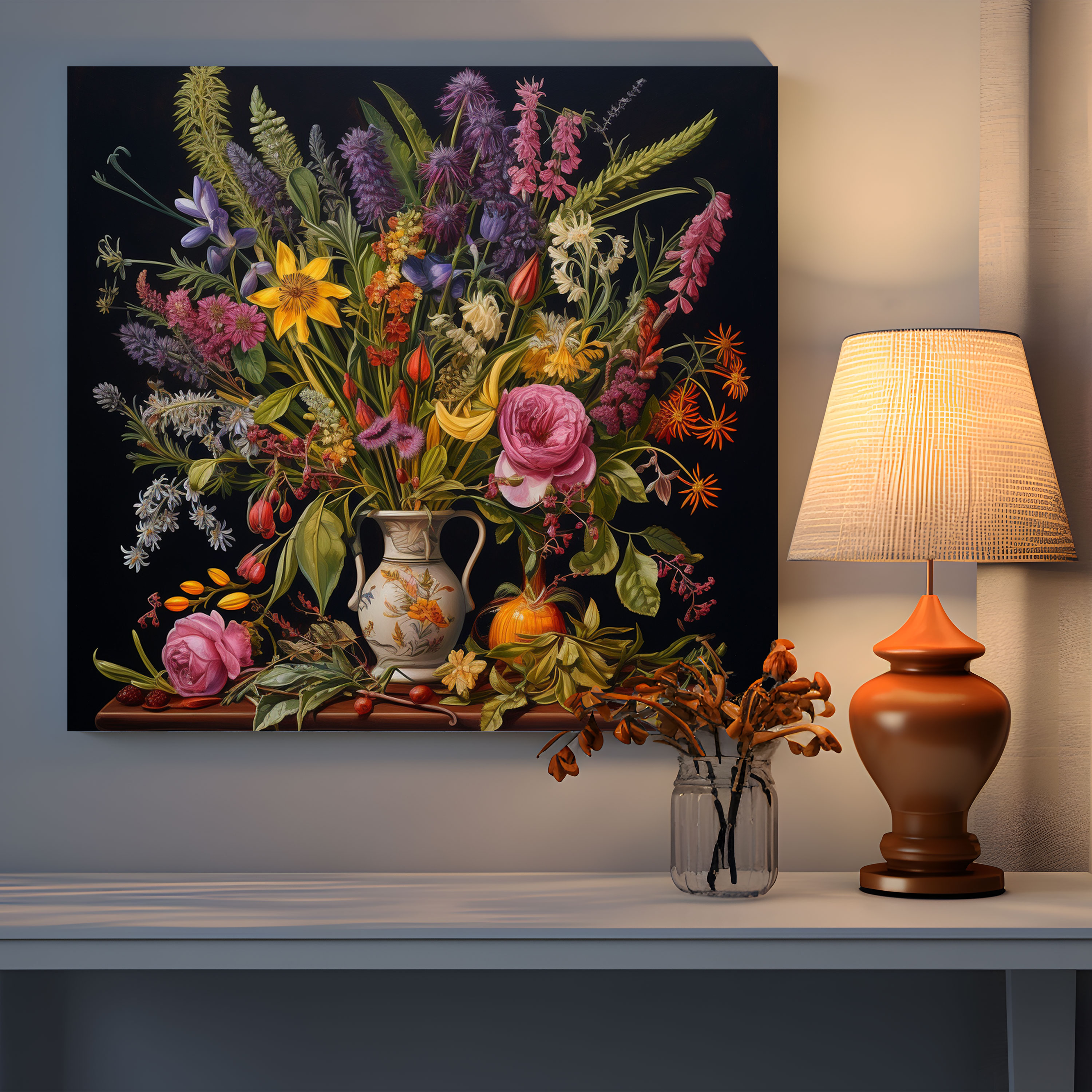 Healing Botanicals Canvas Print - Medicine, Healing Botanicals Canvas Print, Wall Decoration, Nature Art