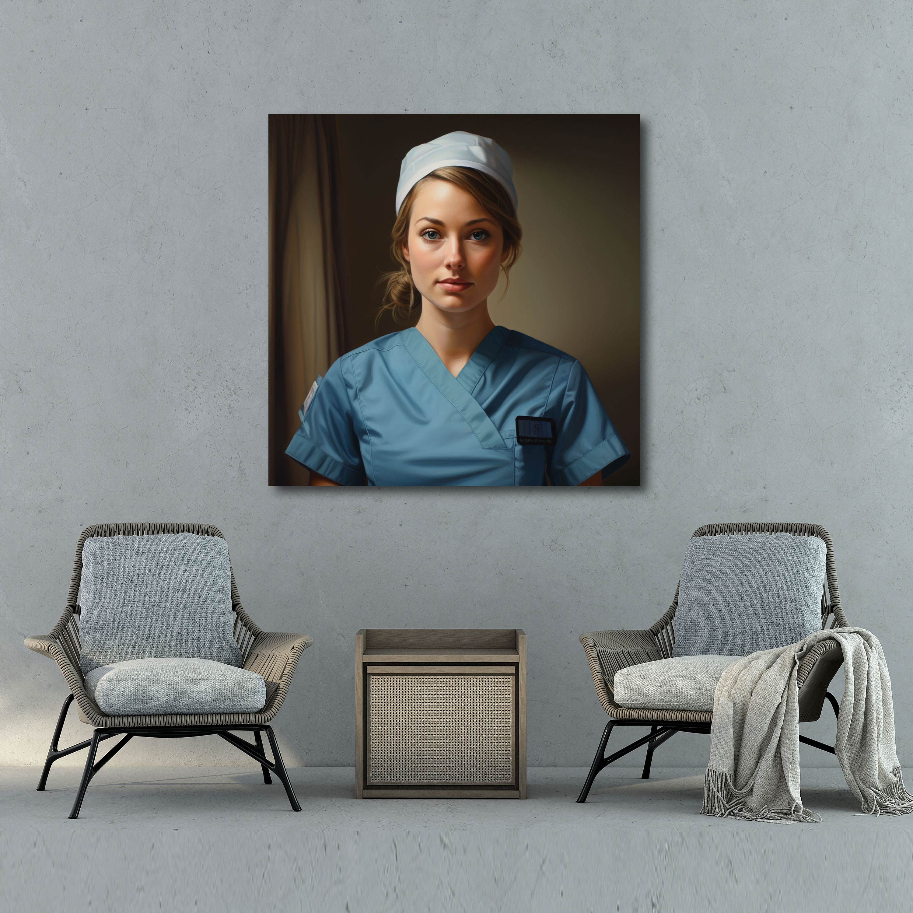 Nurse's Dedication Canvas Print - Medicine, Nurse, Home Decoration, Canvas Wall Art