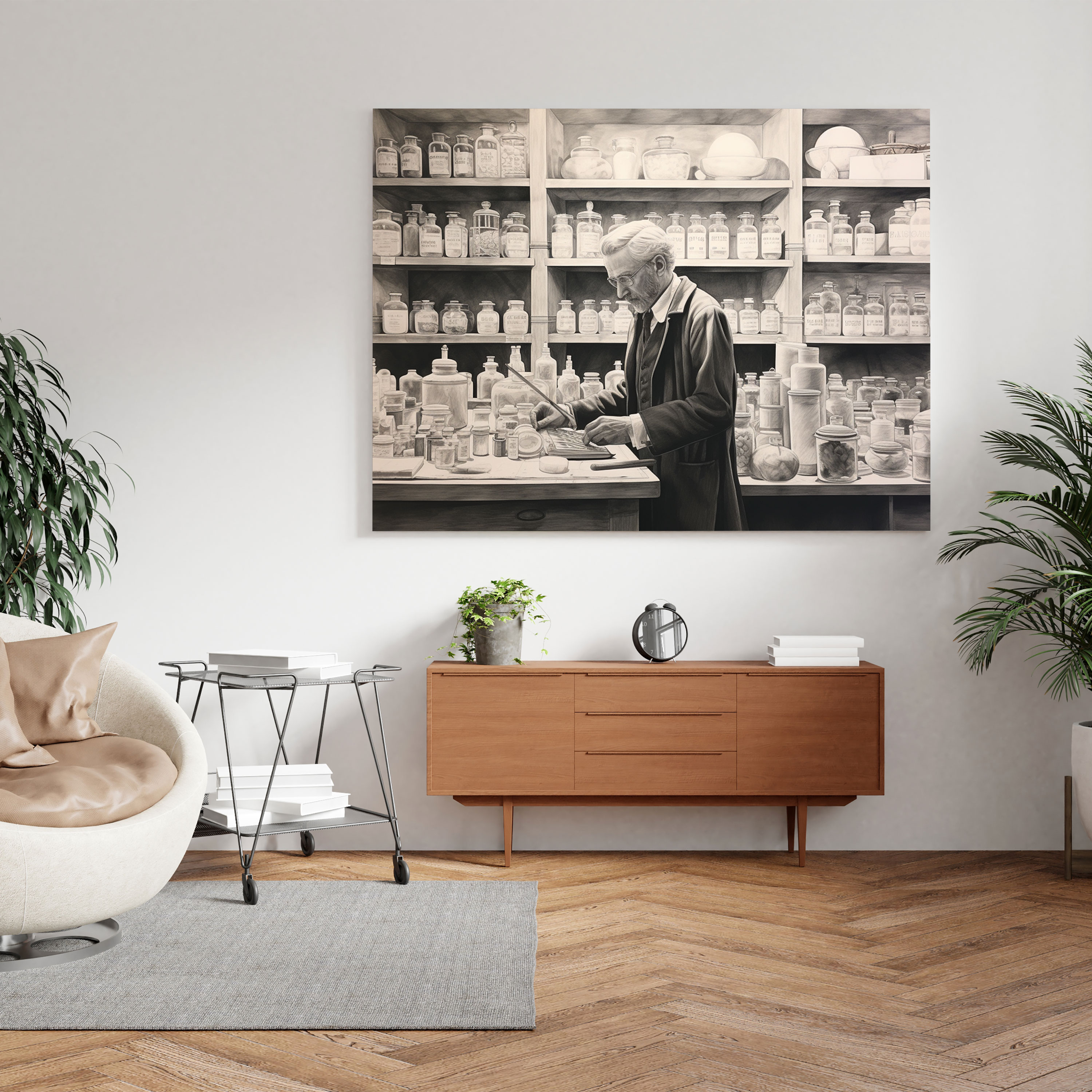 Pharmaceutical Artistry Canvas Print - Medicine, Pharmacist, Pharmacy, Canvas Print