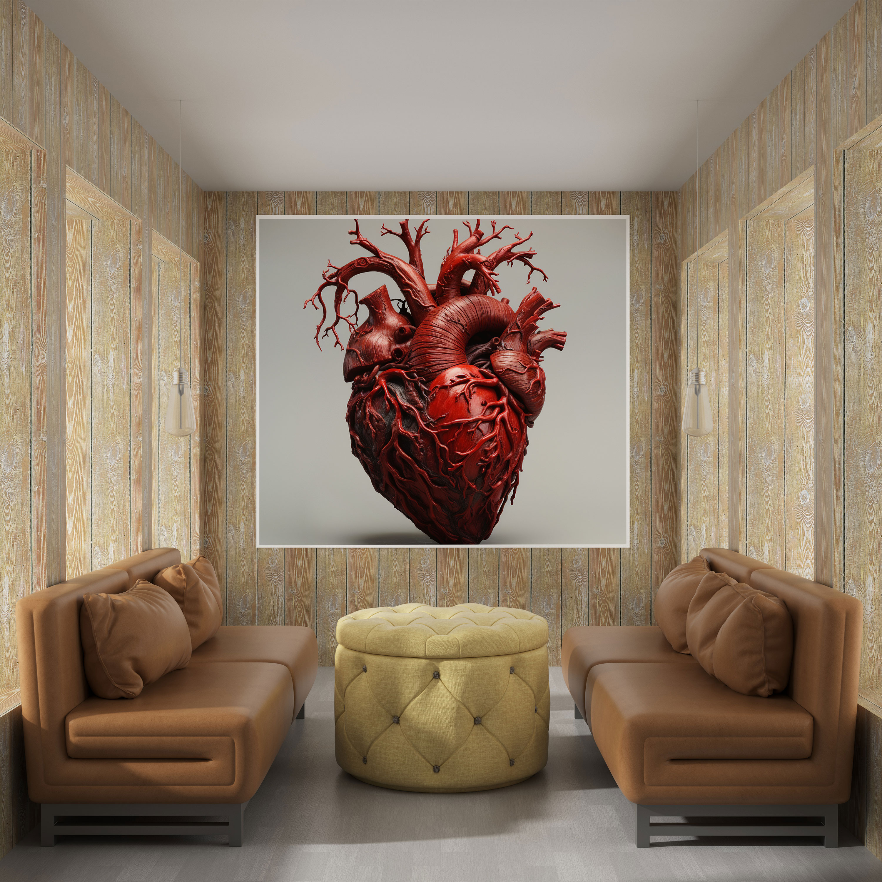 Resilient Heart Canvas Print - Medicine, Canvas Wall Art, Home Decoration, Intricacy