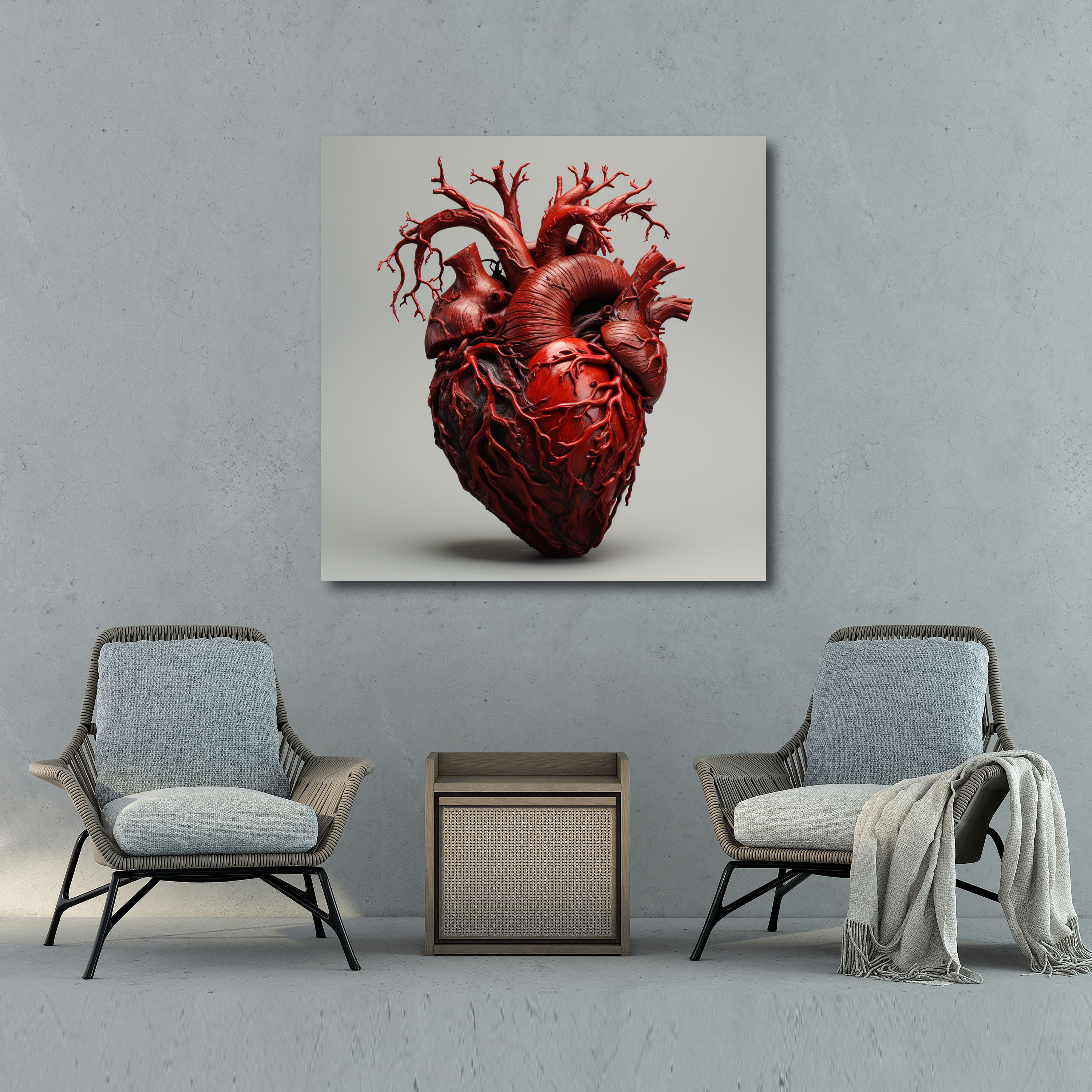 Resilient Heart Canvas Print - Medicine, Canvas Wall Art, Home Decoration, Intricacy