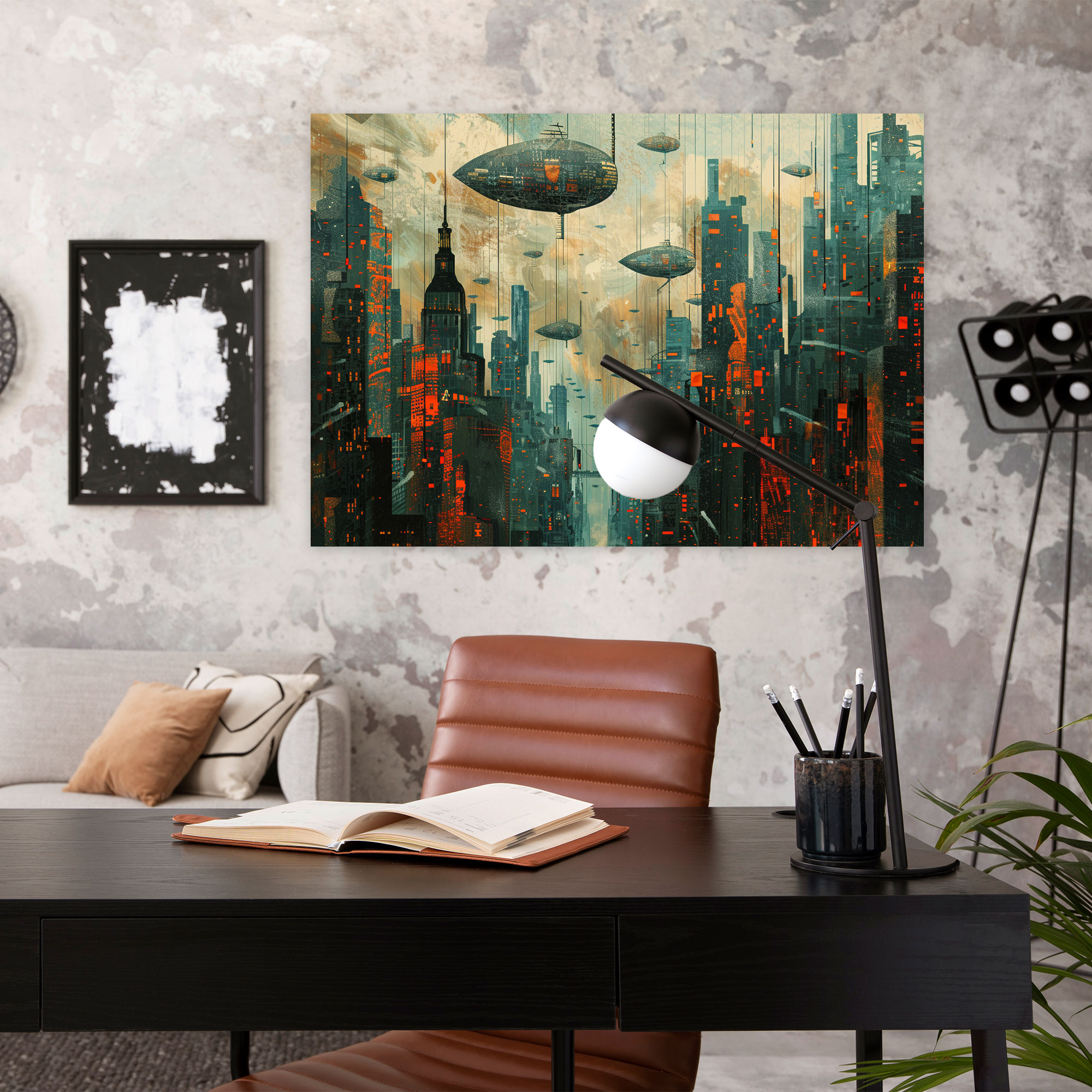 Metaphysical Painting Canvas Print - Metaphysical Painting, Wall Decoration, Canvas, Wall Art