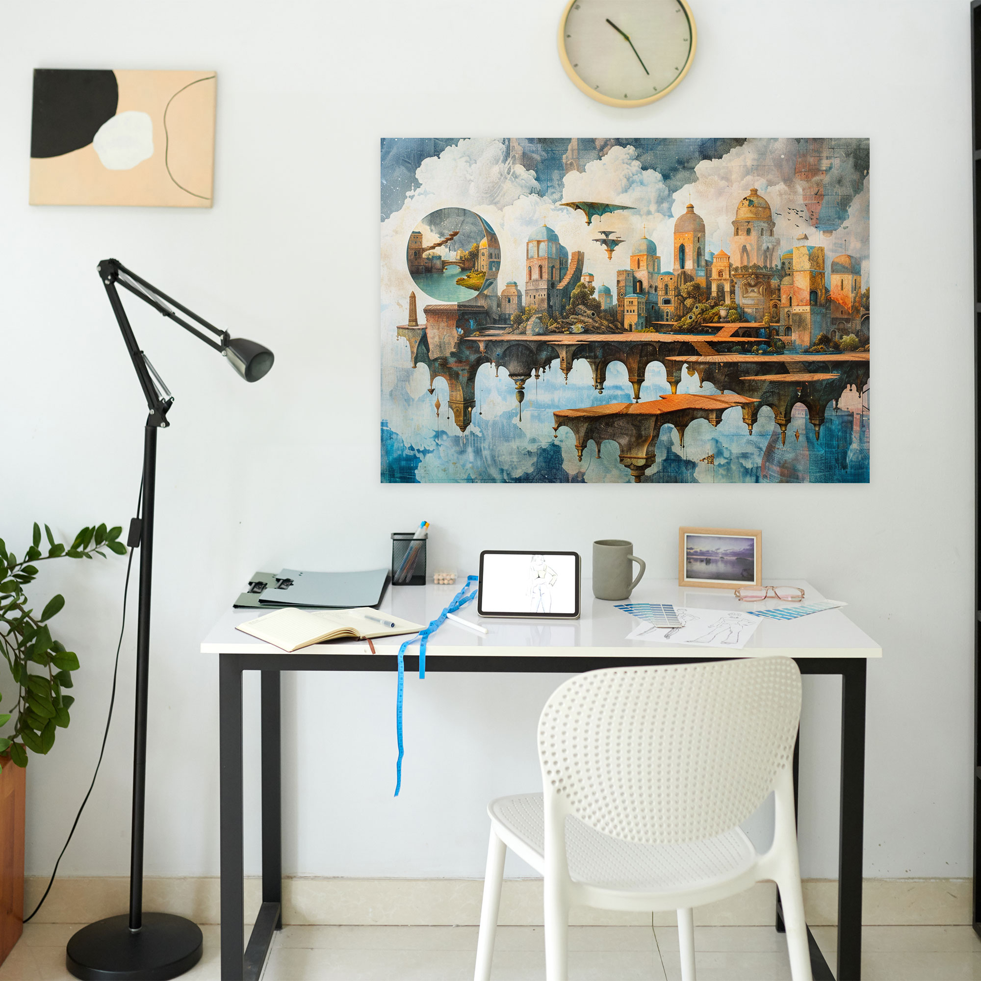 Metaphysical Painting Wall Decoration - Metaphysical Painting, Metaphysical Painting, Canvas, Wall Decoration