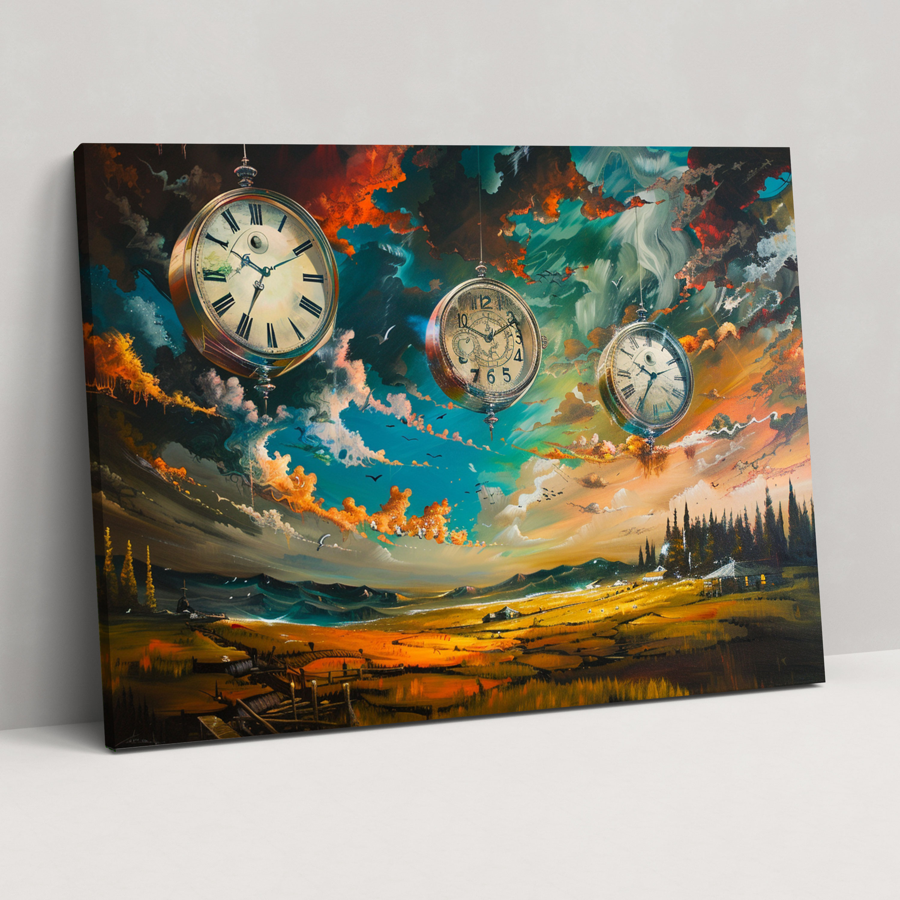 Metaphysical Painting Canvas Print - Metaphysical Painting, Wall Decoration, Metaphysical Painting, Canvas Wall Art