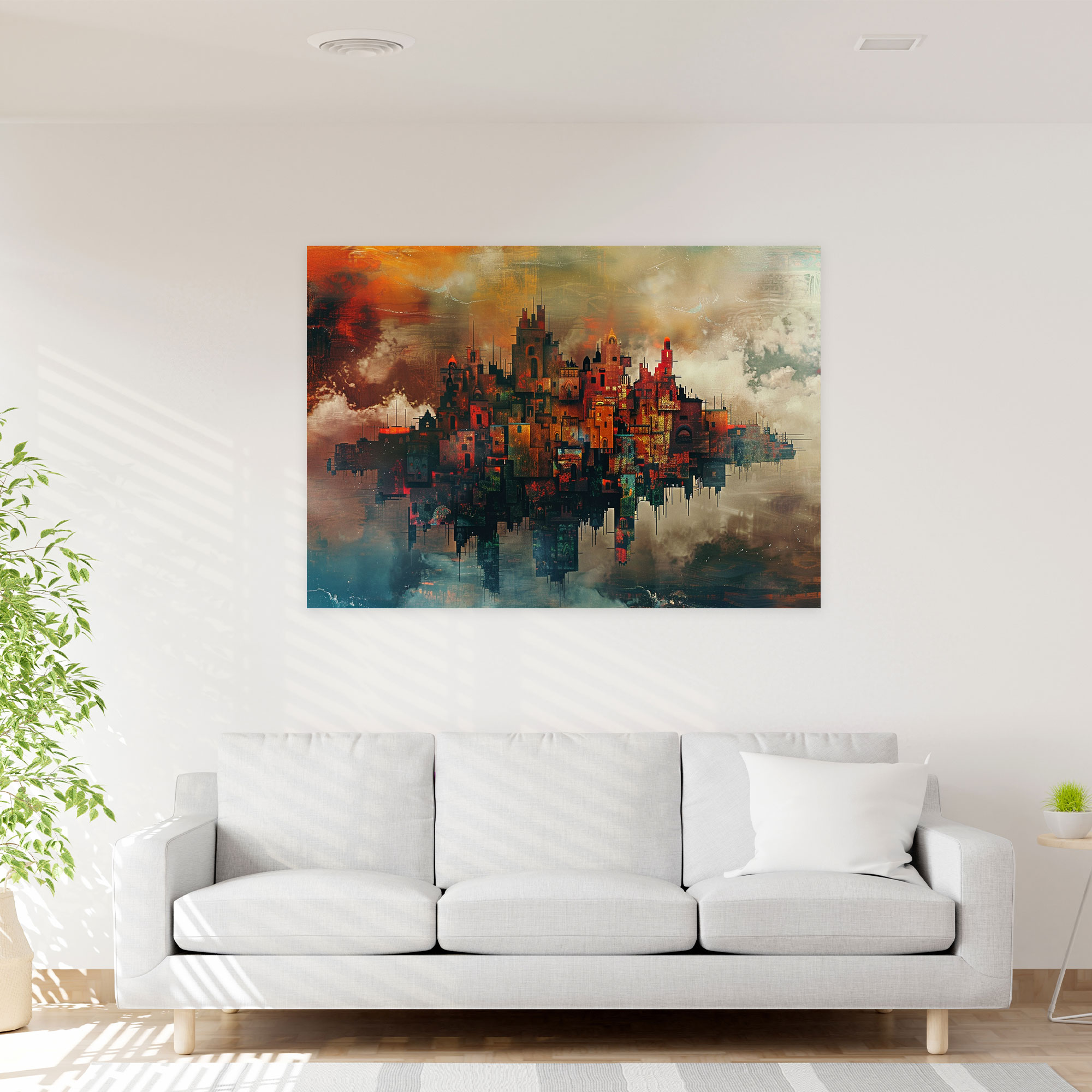 Metaphysical Painting Wall Decoration - Metaphysical Painting, Home Decoration, Canvas, Wall Decoration