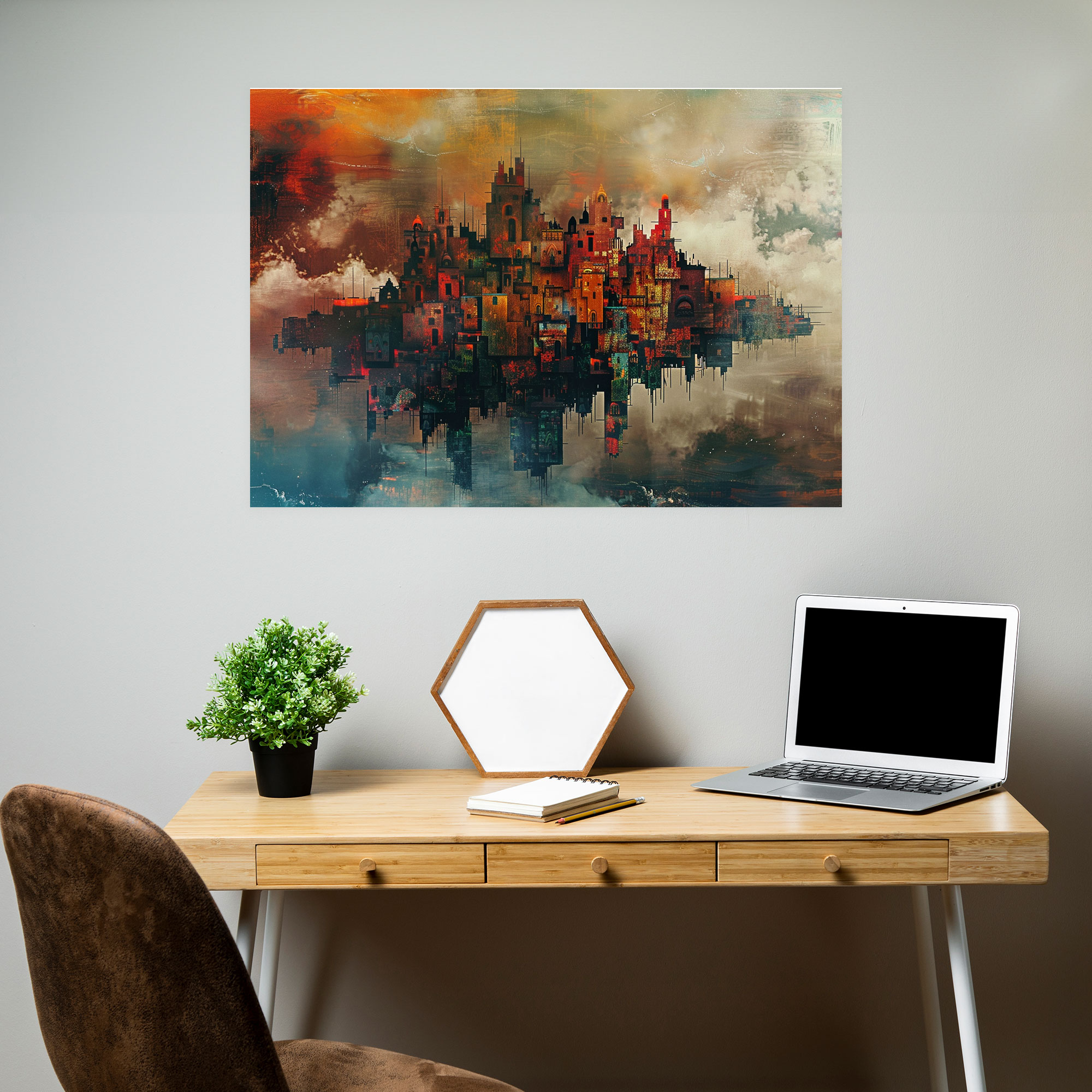 Metaphysical Painting Wall Decoration - Metaphysical Painting, Home Decoration, Canvas, Wall Decoration