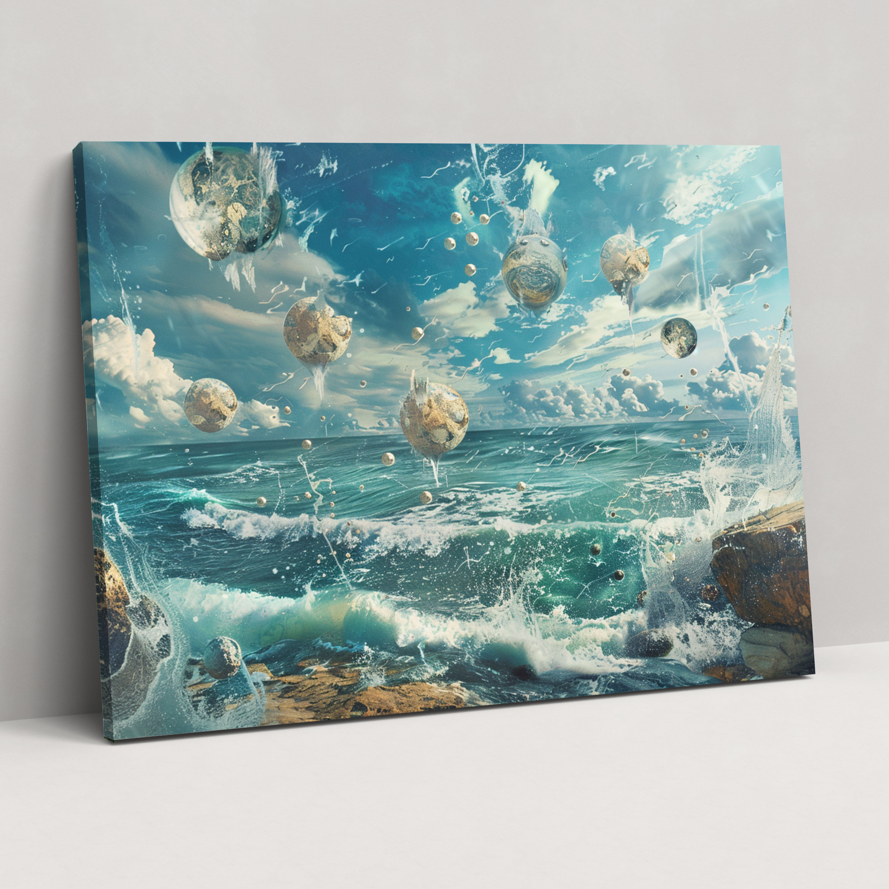Metaphysical Painting Wall Art - Metaphysical Painting, Wall Art, Canvas Wall Art, Wall Decoration