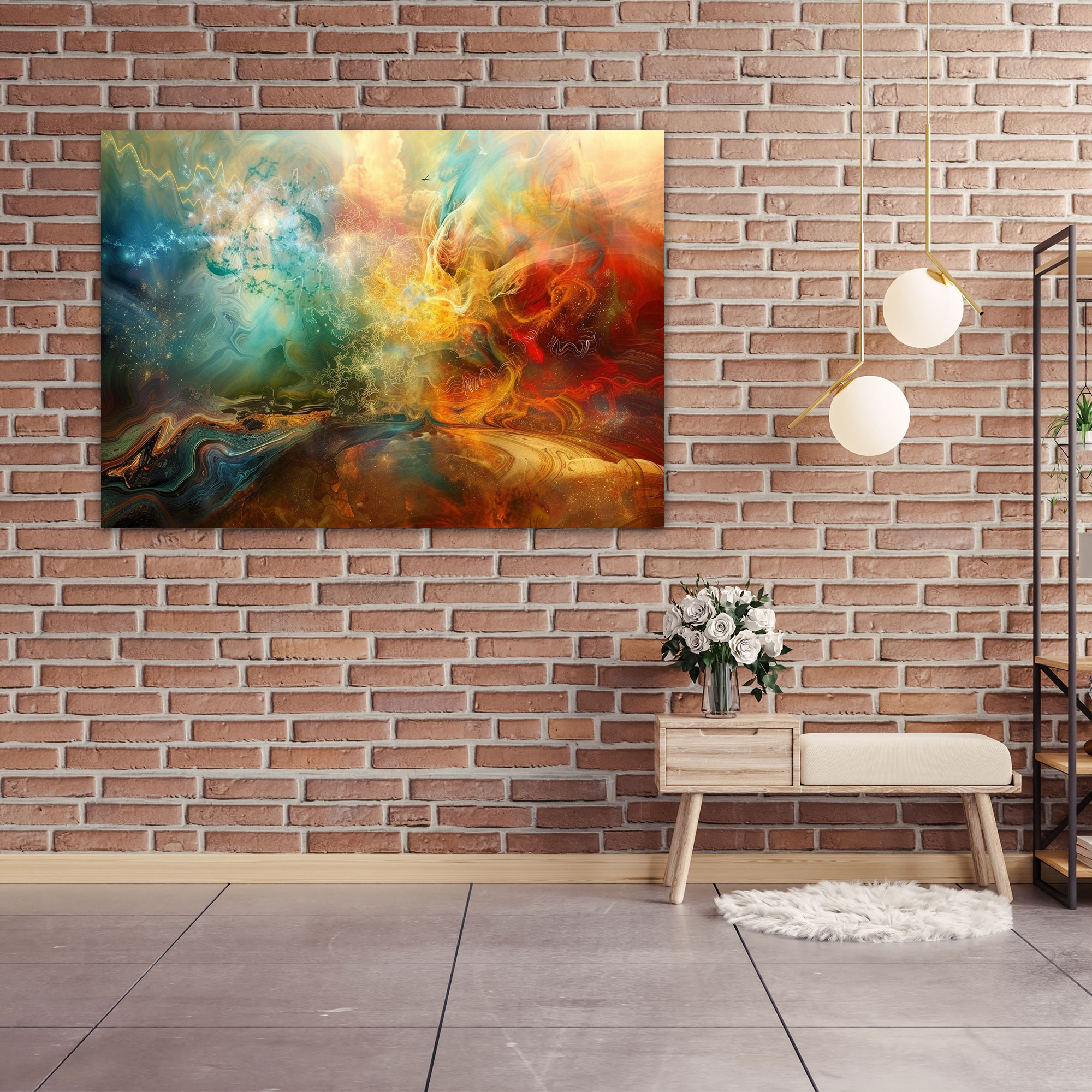 Metaphysical Painting Wall Decoration - Metaphysical Painting, Home Decoration, Wall Decoration, Canvas