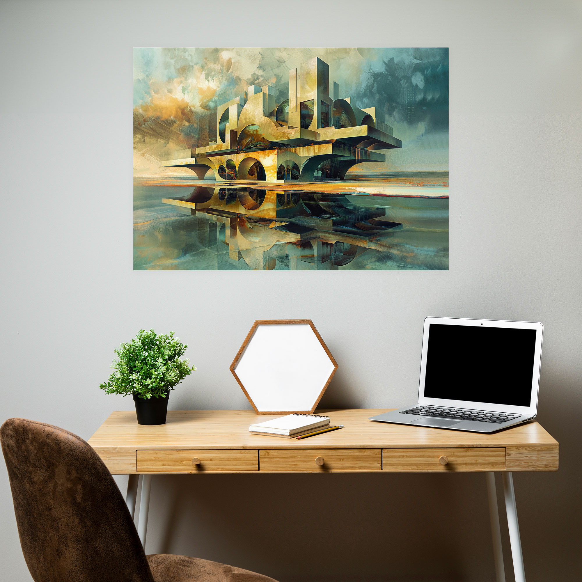 Metaphysical Painting Canvas Print - Metaphysical Painting, Canvas Wall Art, Wall Art, Wall Decoration