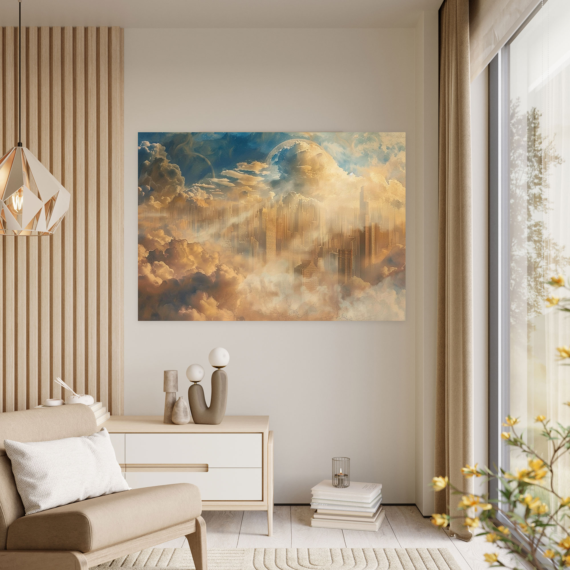 Metaphysical Painting Canvas Print - Metaphysical Painting, Canvas Wall Art, Home Decoration, Wall Art