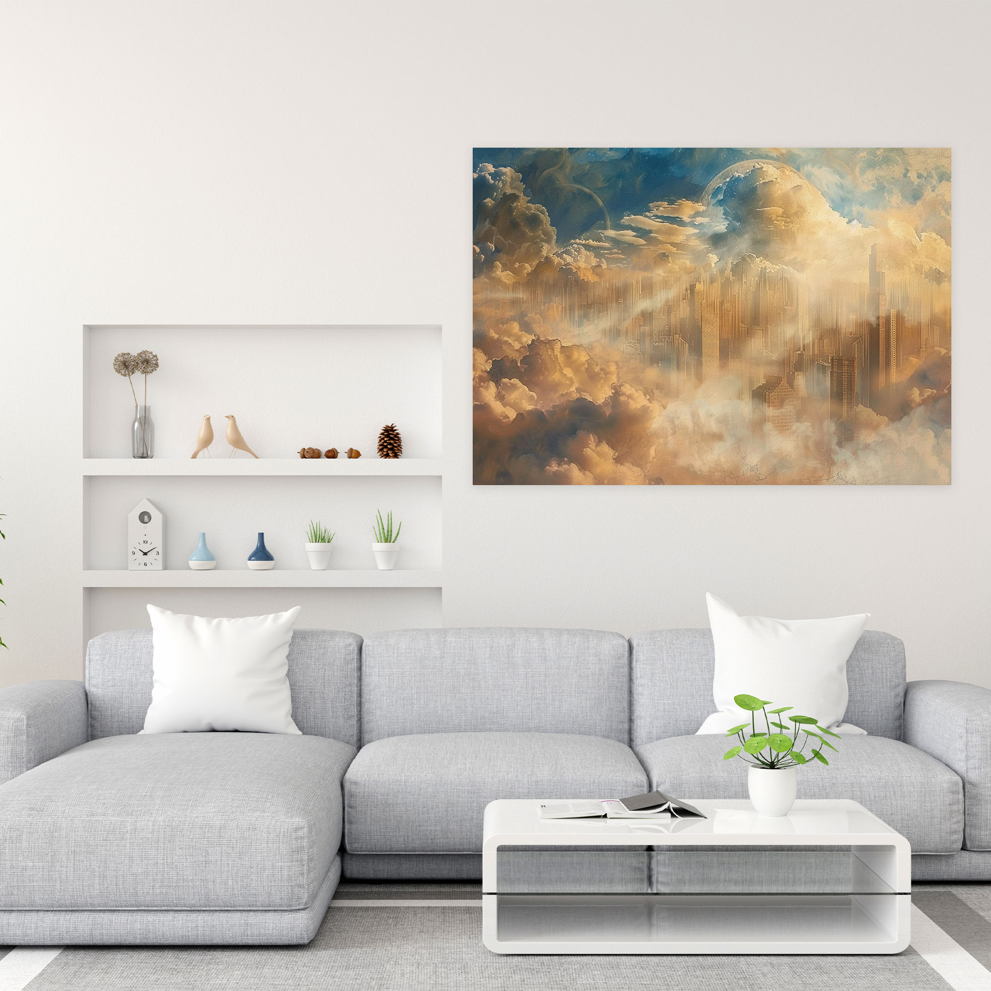 Metaphysical Painting Canvas Print - Metaphysical Painting, Canvas Wall Art, Home Decoration, Wall Art