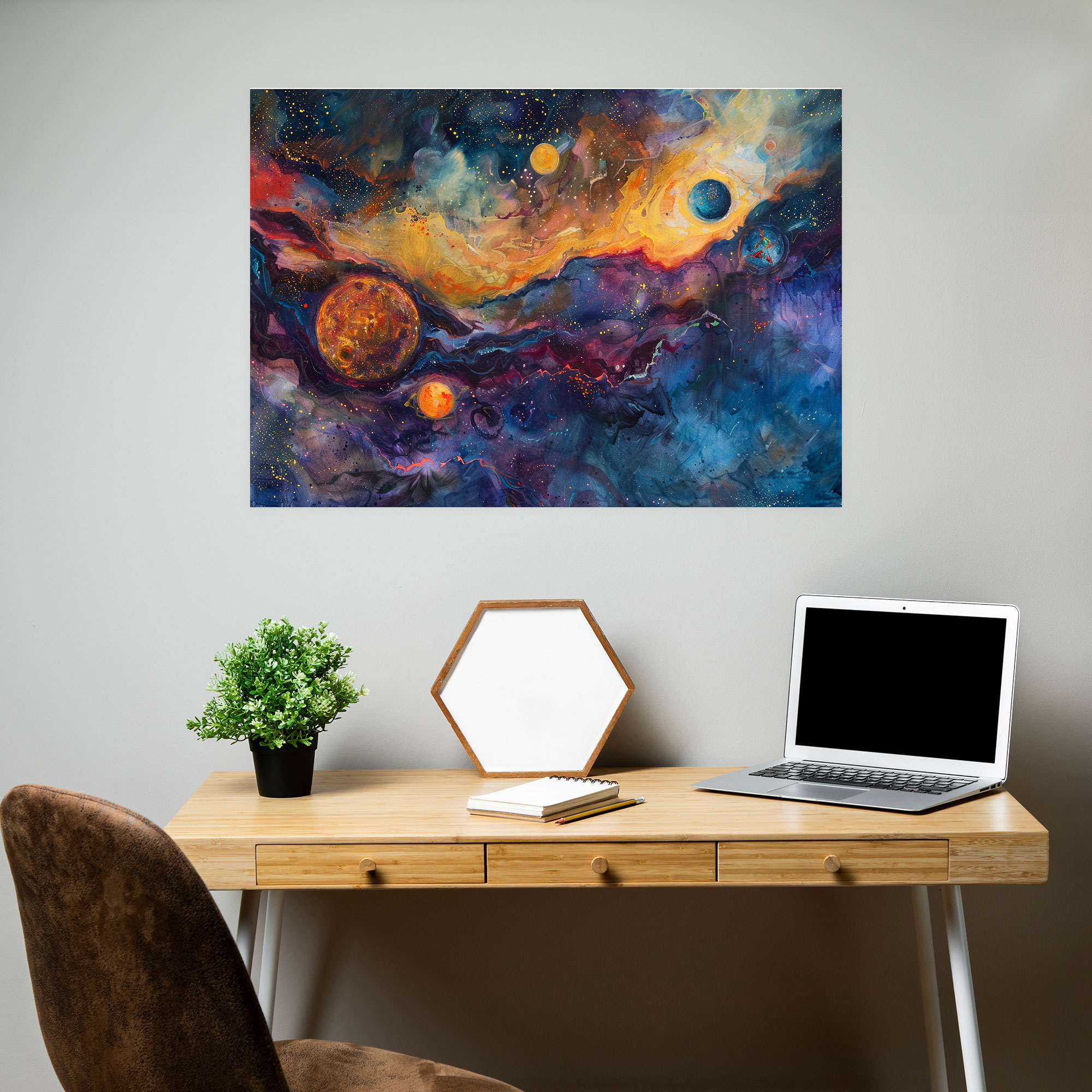 Metaphysical Painting Canvas Print - Metaphysical Painting, Canvas, Wall Art, Canvas Print