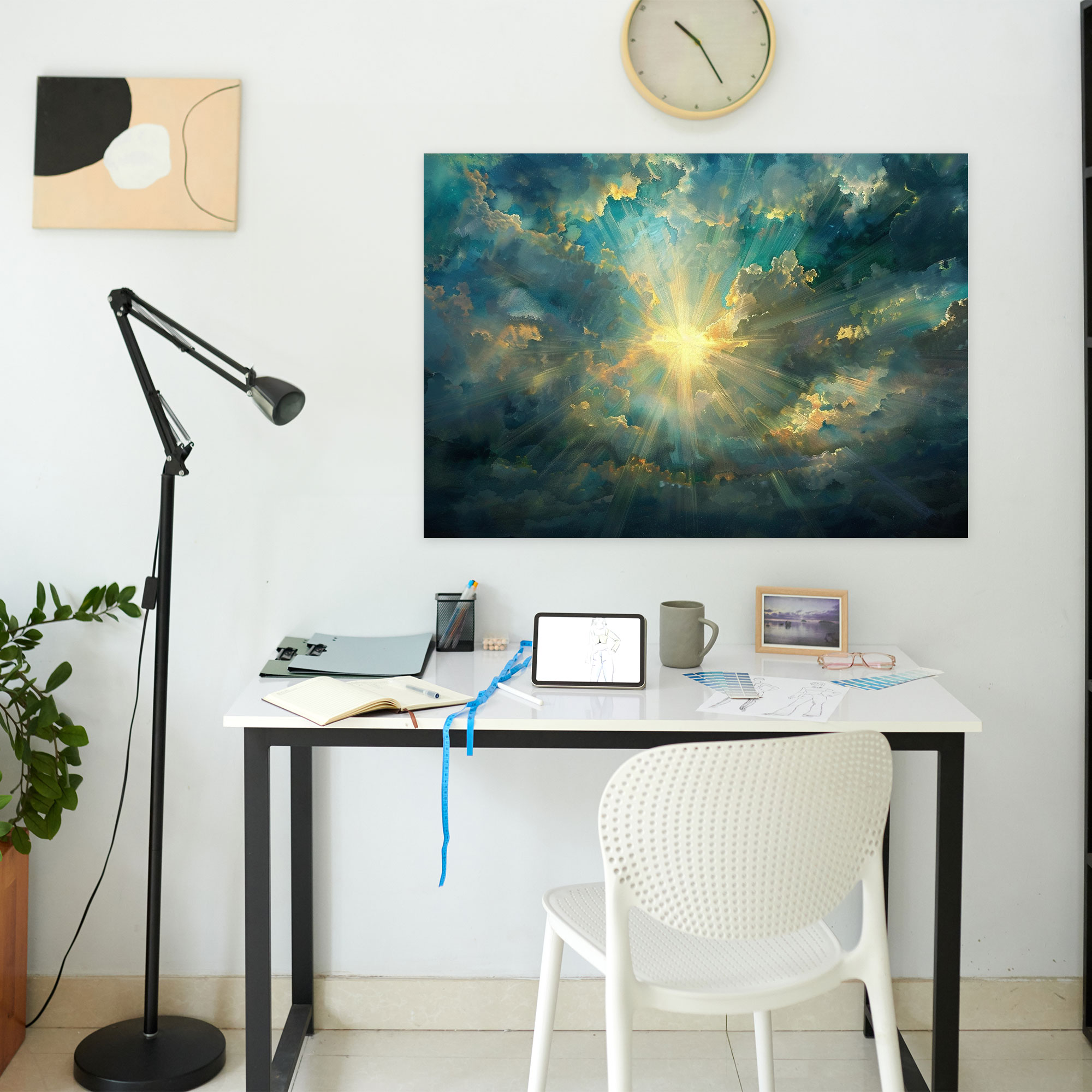 Metaphysical Painting Canvas Print - Metaphysical Painting, Home Decoration, Metaphysical Painting, Wall Art