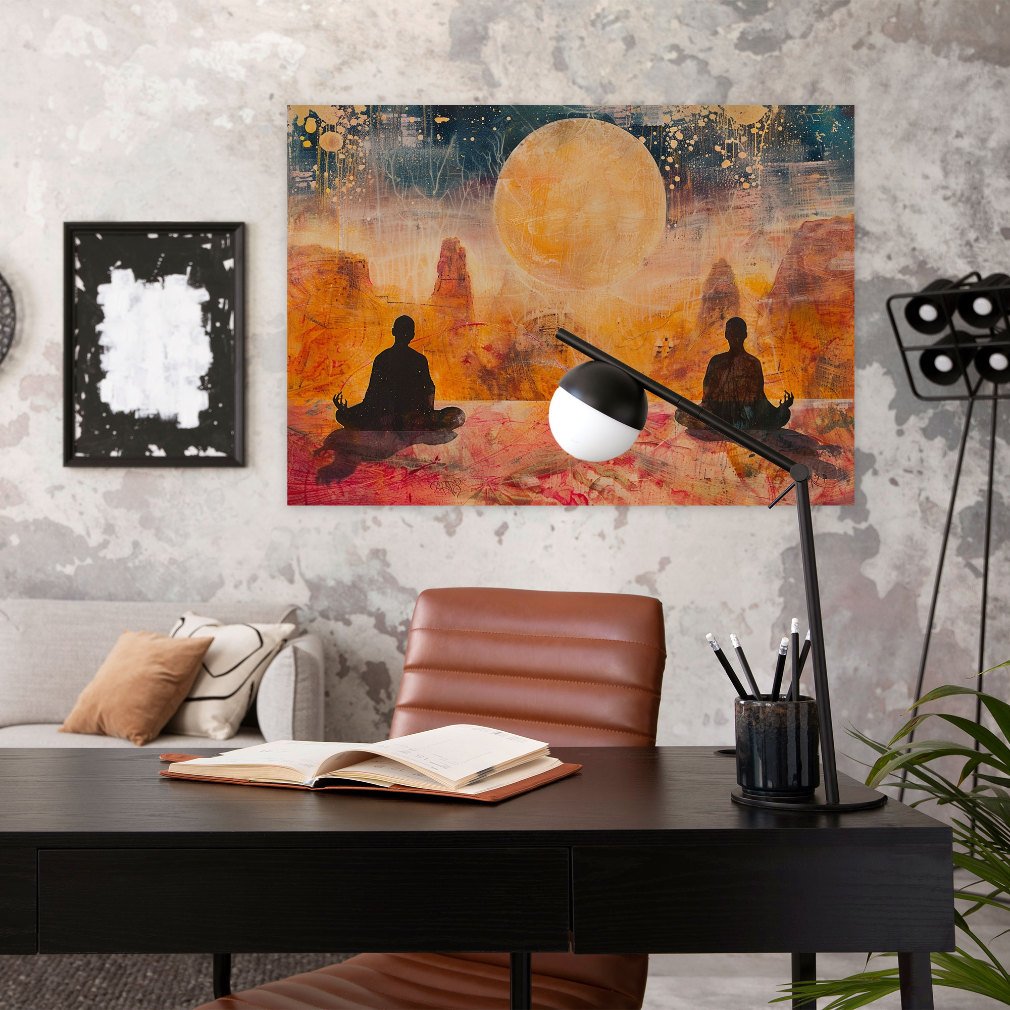 Metaphysical Painting Canvas Print - Metaphysical Painting, Wall Art, Wall Decoration, Canvas Print