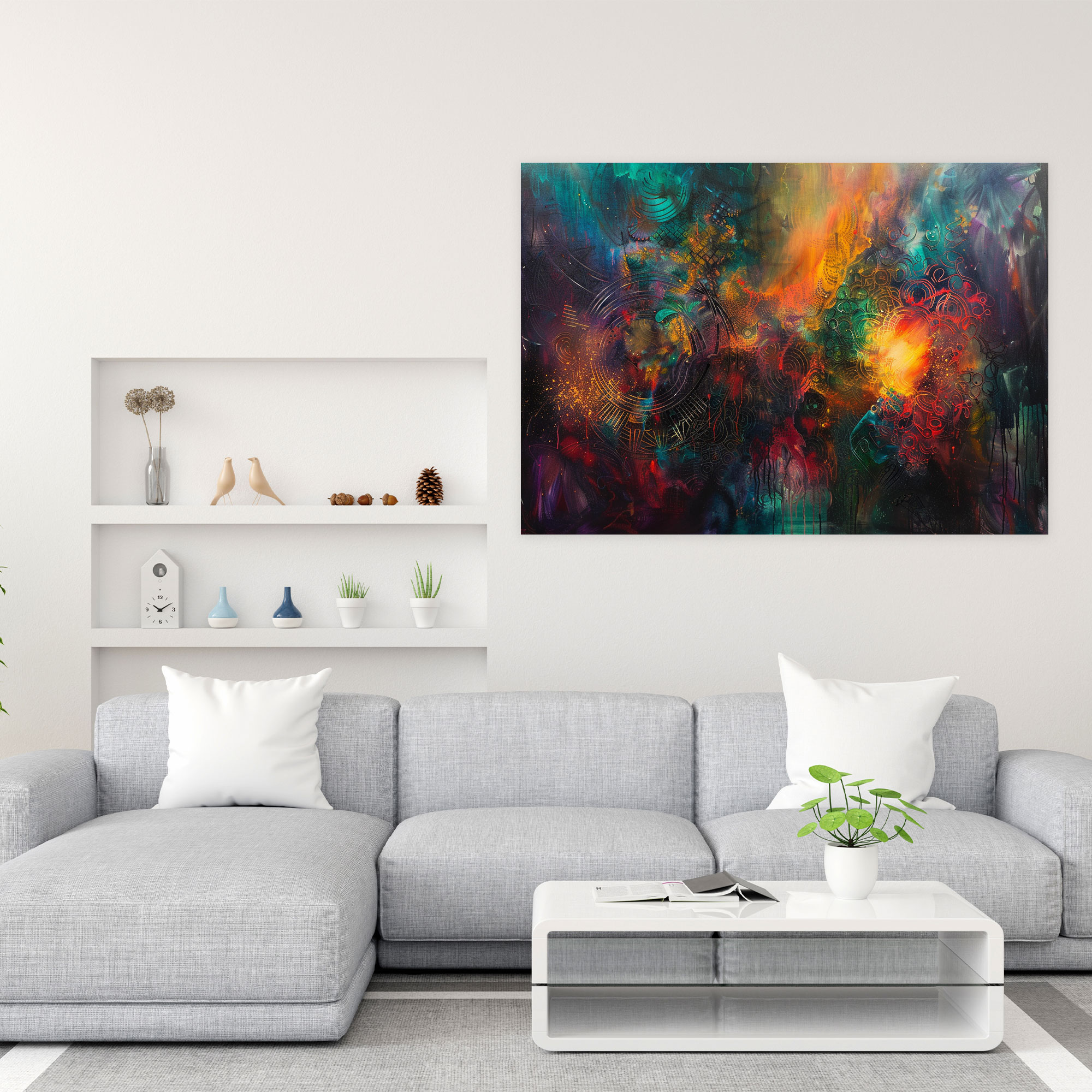 Metaphysical Painting Wall Decoration - Metaphysical Painting, Metaphysical Painting, Wall Decoration, Home Decoration