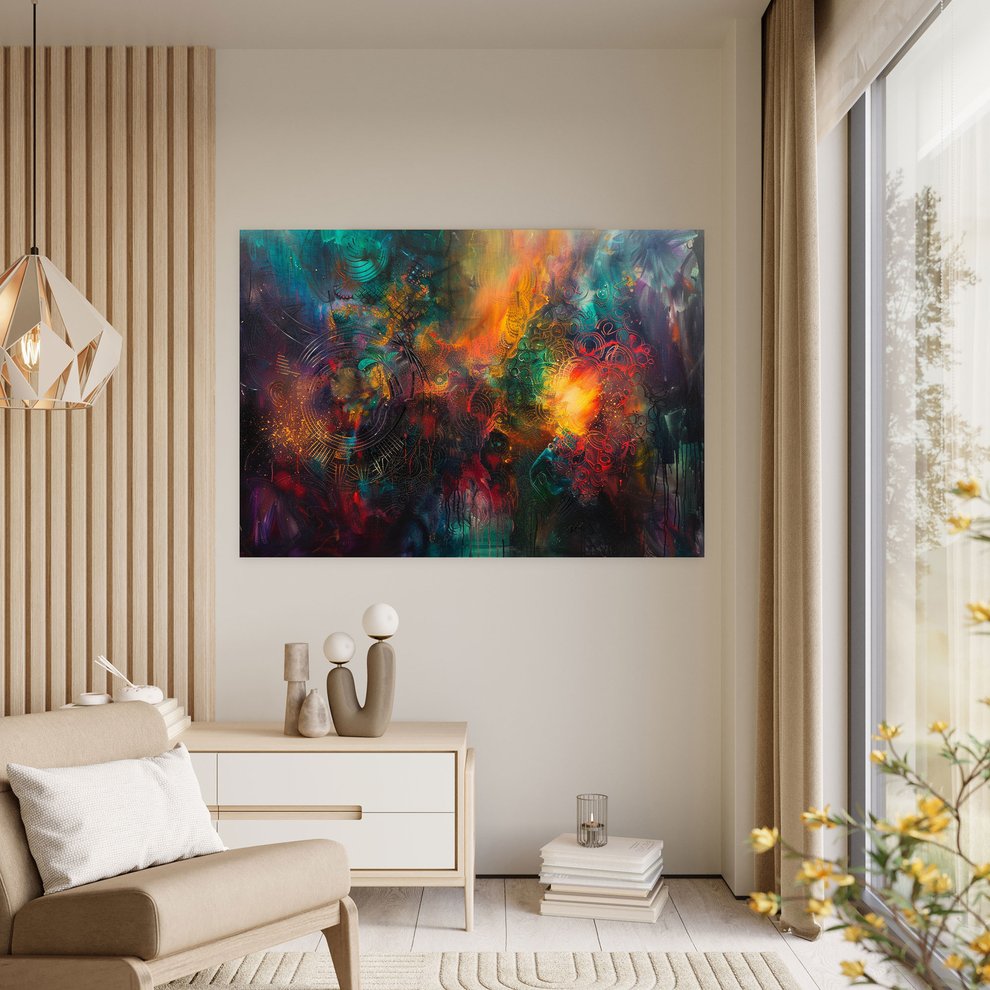 Metaphysical Painting Wall Decoration - Metaphysical Painting, Metaphysical Painting, Wall Decoration, Home Decoration