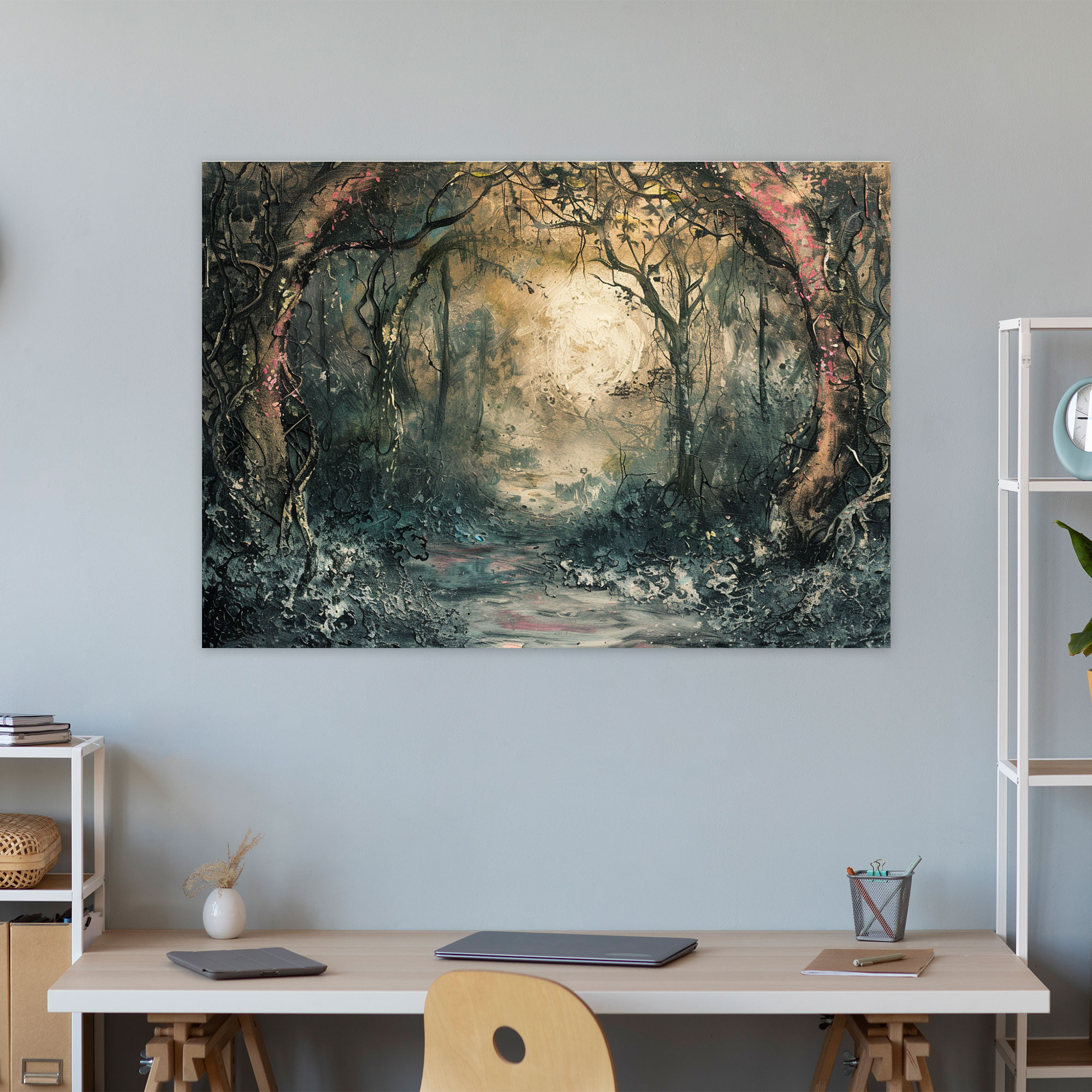 Metaphysical Painting Canvas Print - Metaphysical Painting, Home Decoration, Wall Decoration, Canvas Print