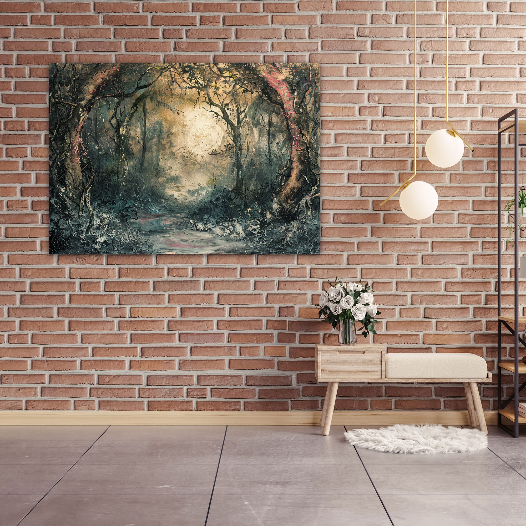 Metaphysical Painting Canvas Print - Metaphysical Painting, Home Decoration, Wall Decoration, Canvas Print
