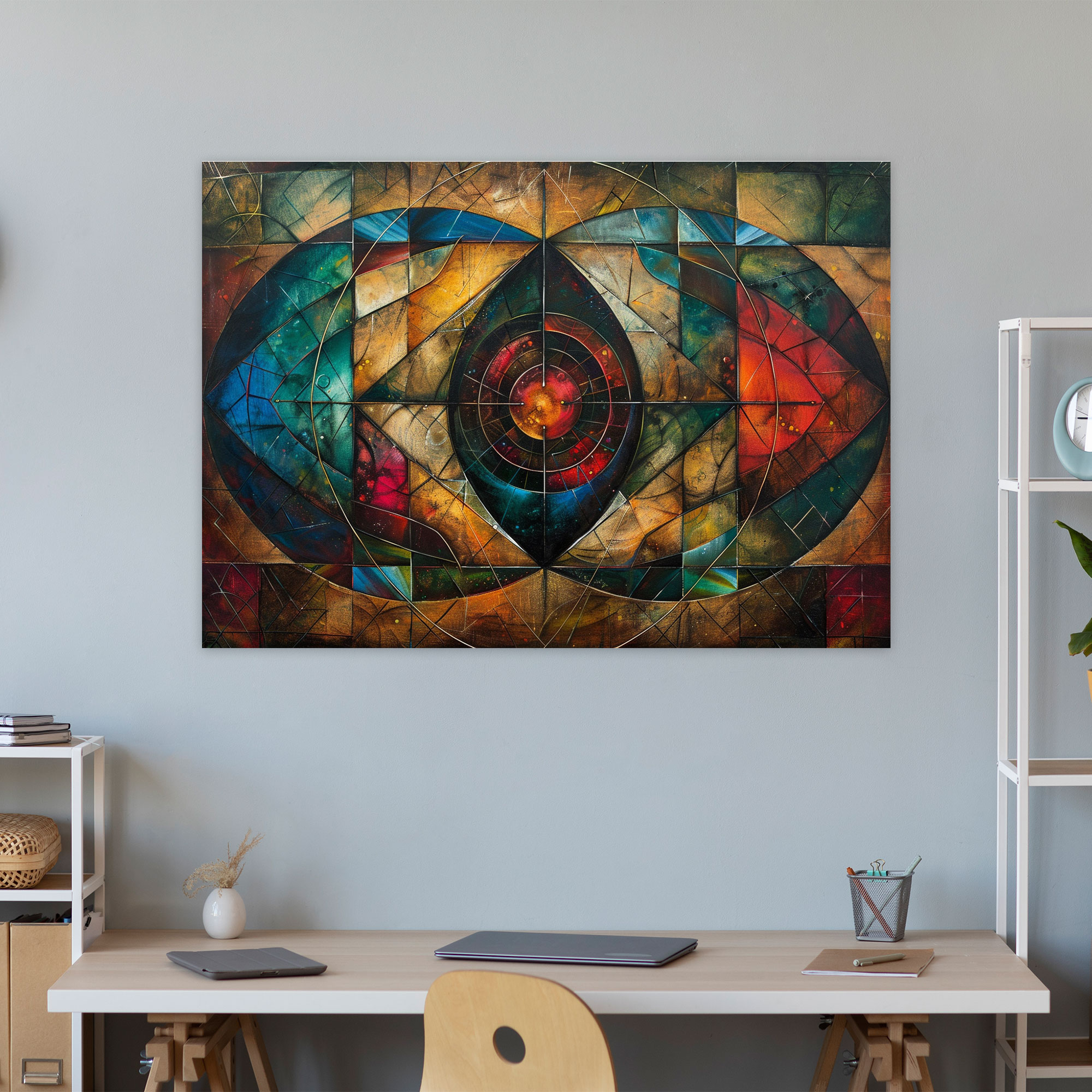 Metaphysical Painting Wall Decoration - Metaphysical Painting, Canvas, Wall Decoration, Metaphysical Painting