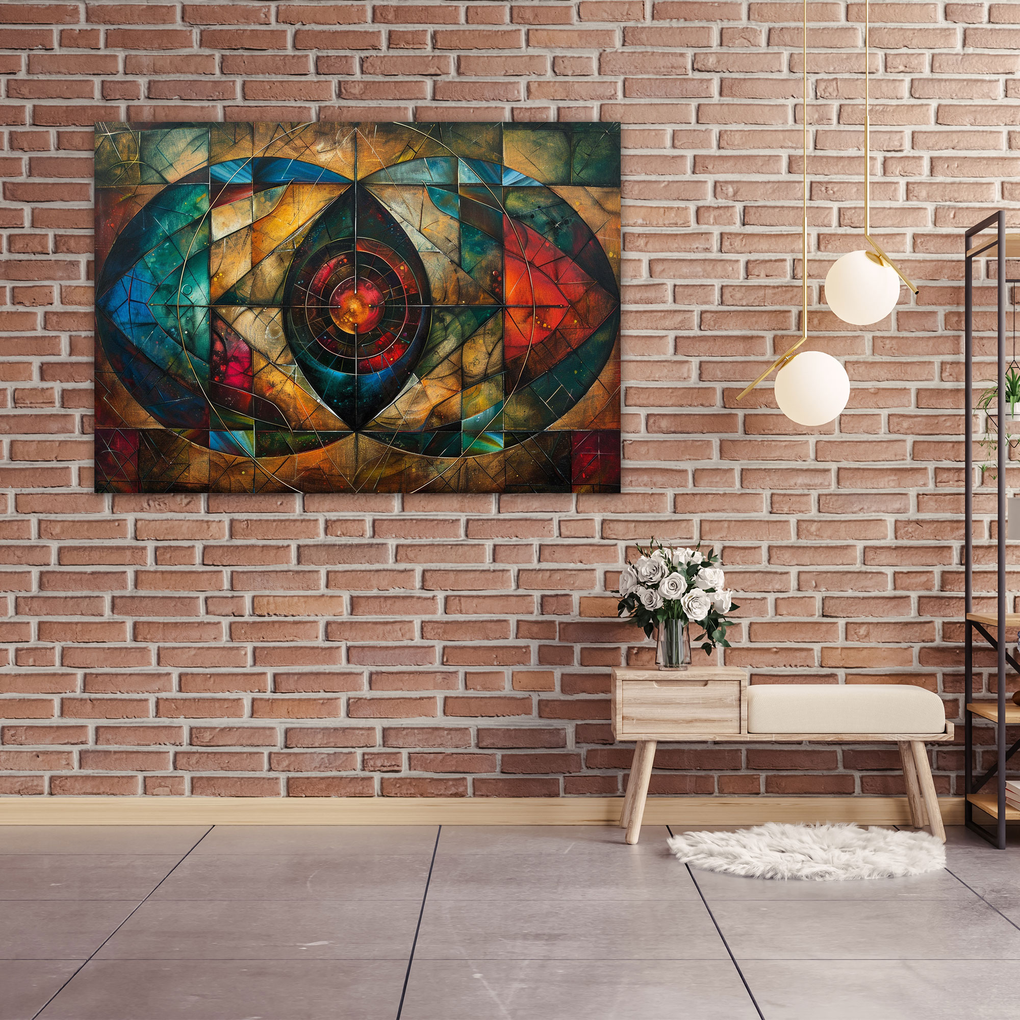 Metaphysical Painting Wall Decoration - Metaphysical Painting, Canvas, Wall Decoration, Metaphysical Painting