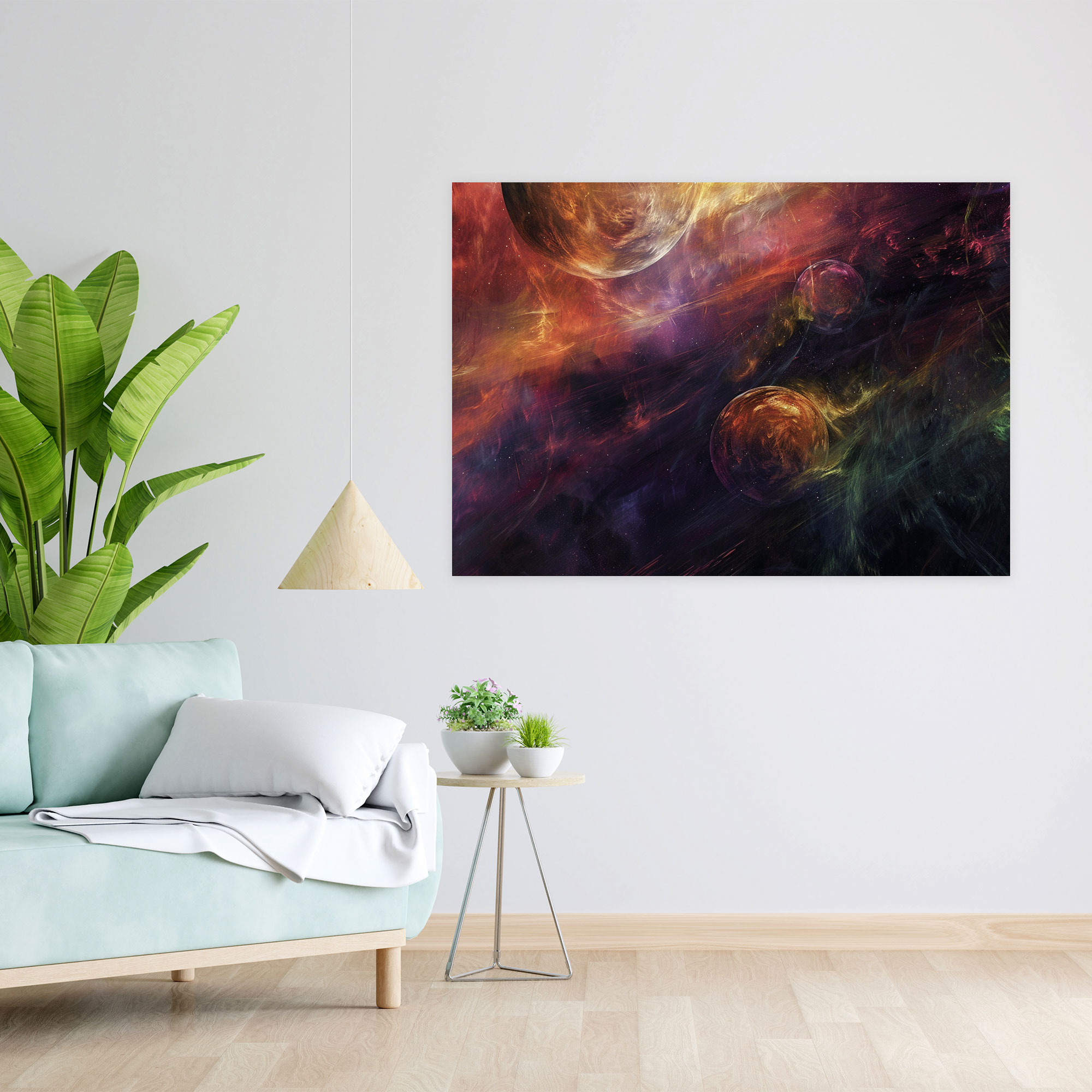 Metaphysical Painting Canvas Print - Metaphysical Painting, Home Decoration, Canvas Print, Canvas Wall Art
