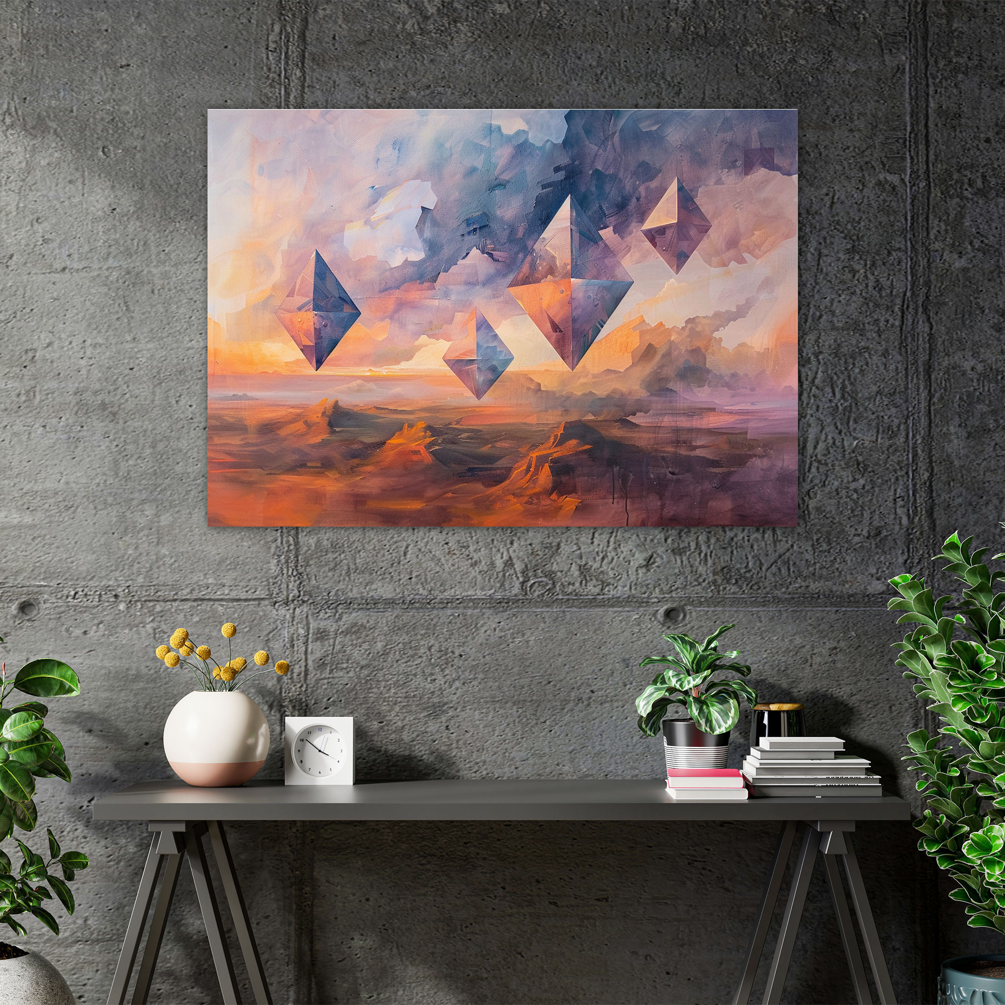 Metaphysical Painting Canvas Print - Metaphysical Painting, Canvas Wall Art, Wall Art, Home Decoration