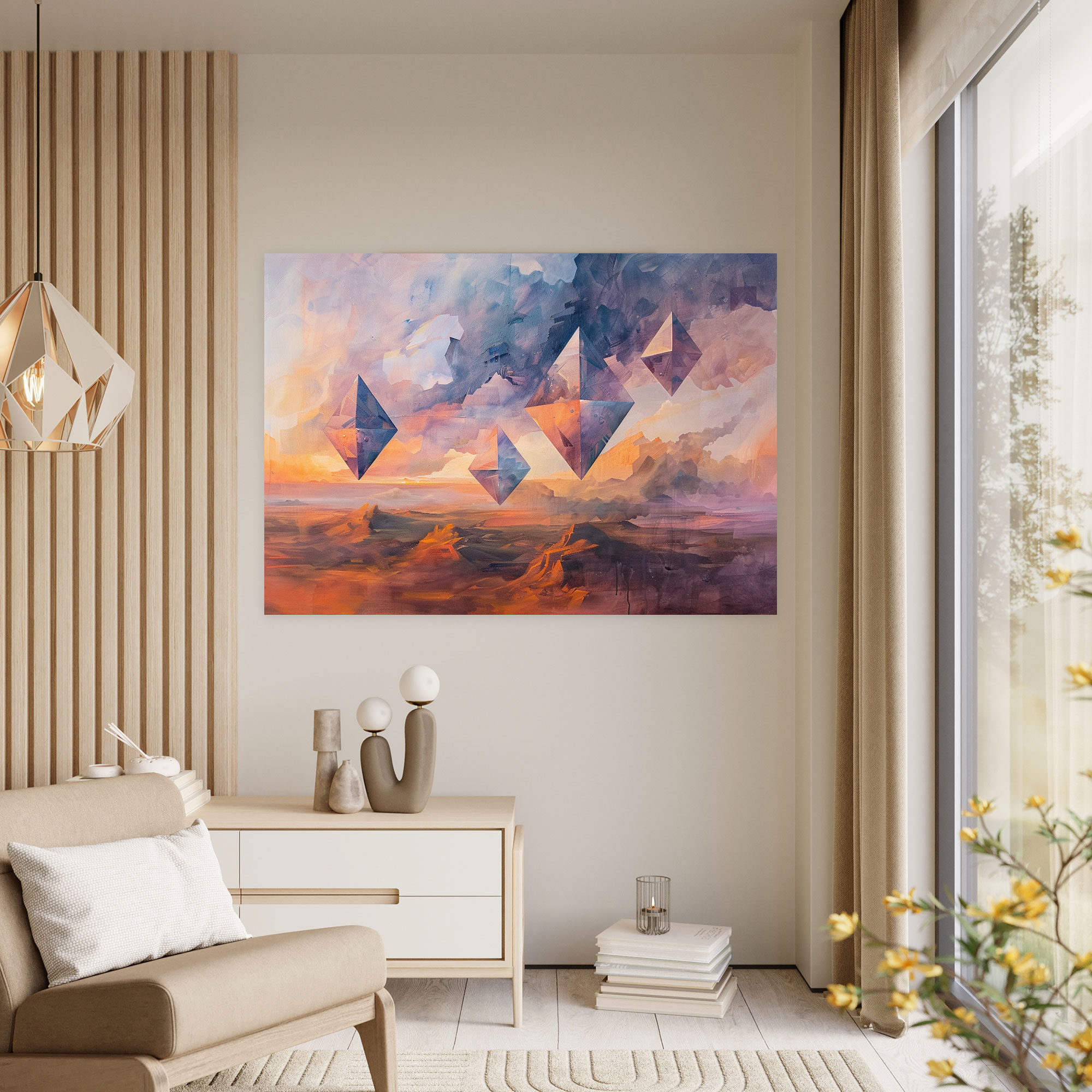 Metaphysical Painting Canvas Print - Metaphysical Painting, Canvas Wall Art, Wall Art, Home Decoration