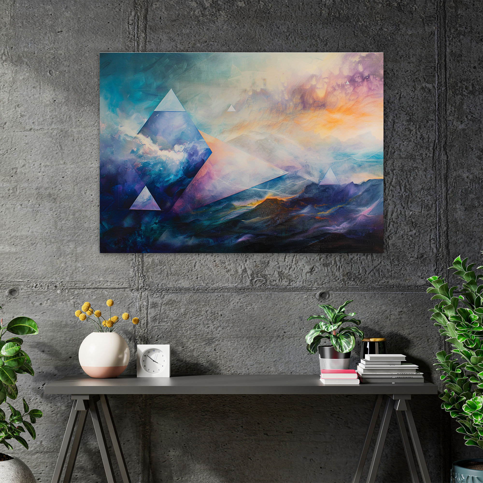 Metaphysical Painting Canvas Print - Metaphysical Painting, Metaphysical Painting, Canvas Print, Canvas Wall Art