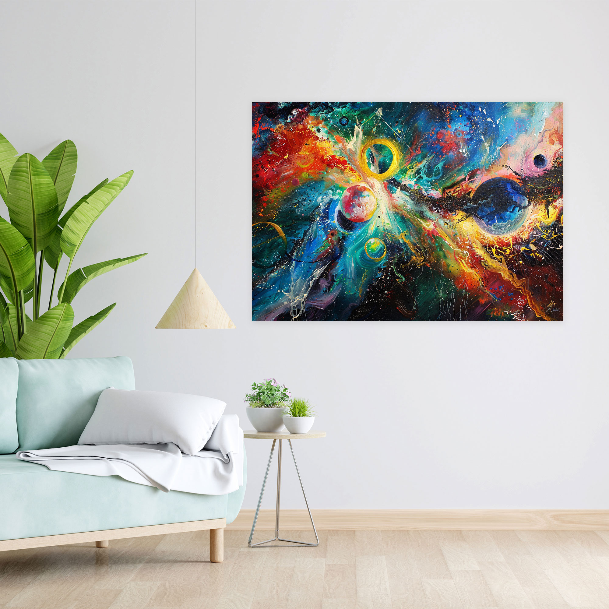 Metaphysical Painting Canvas Print - Metaphysical Painting, Wall Art, Canvas Print, Canvas