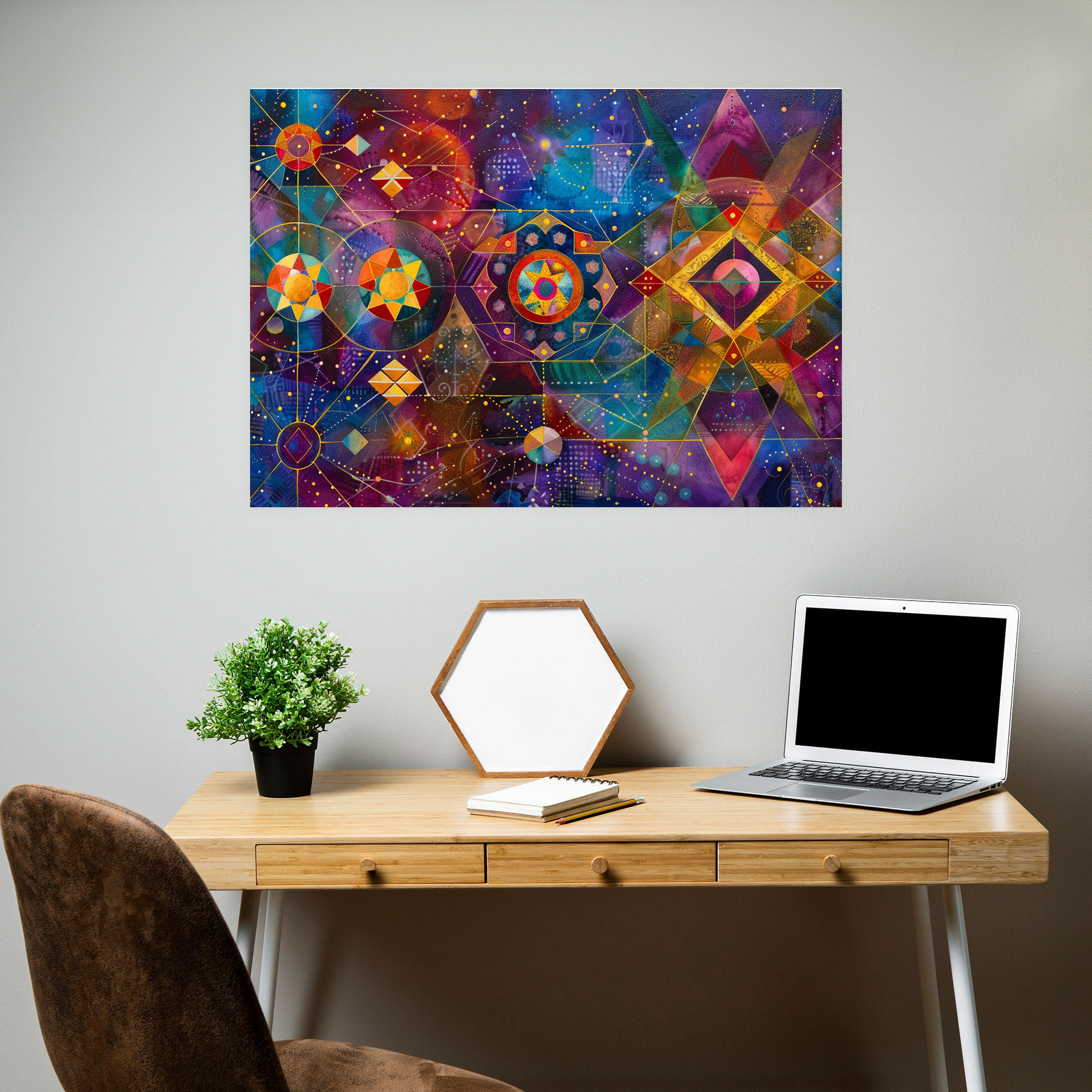 Metaphysical Painting Canvas Print - Metaphysical Painting, Canvas Print, Wall Decoration, Home Decoration