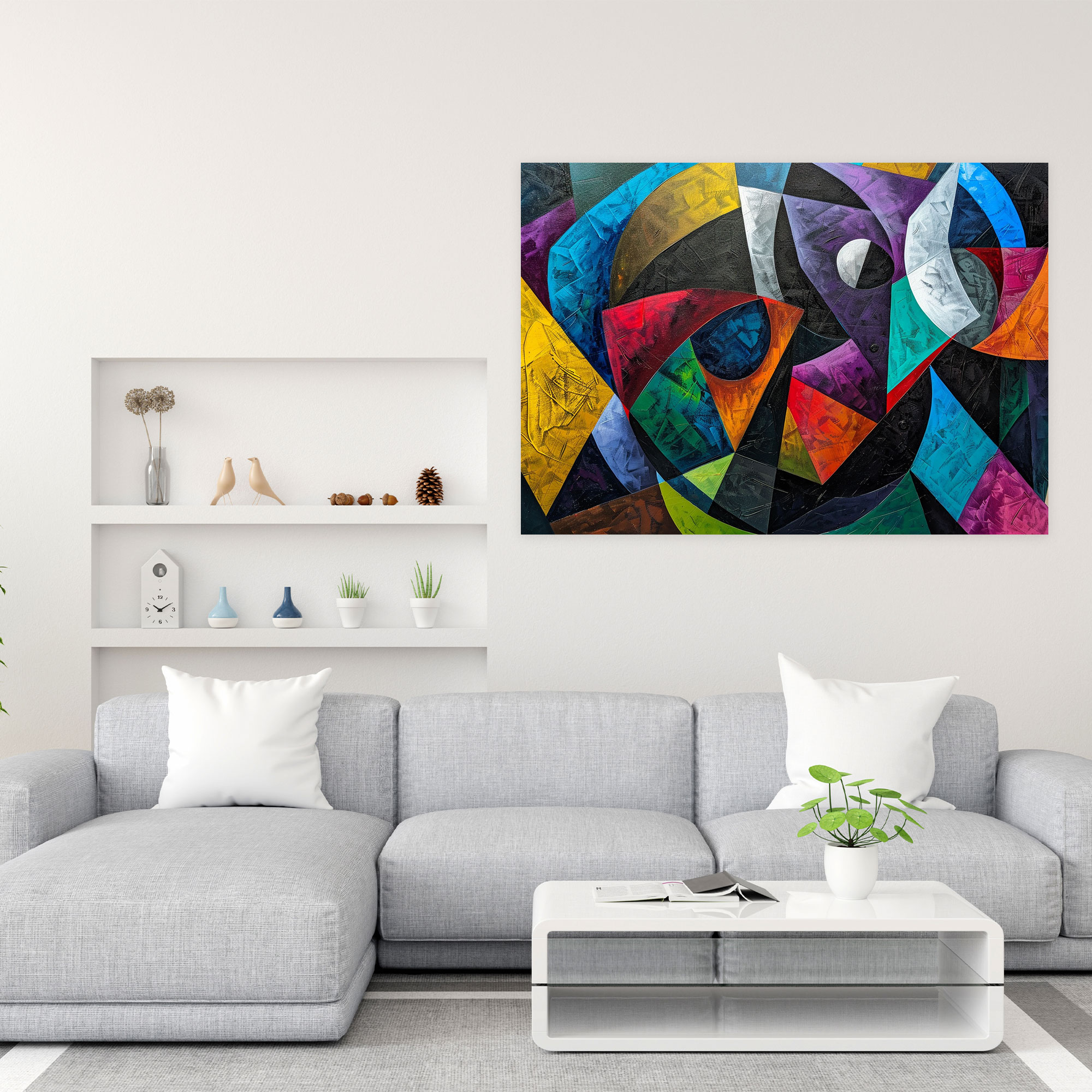 Metaphysical Painting Wall Art - Metaphysical Painting, Canvas, Home Decoration, Metaphysical Painting
