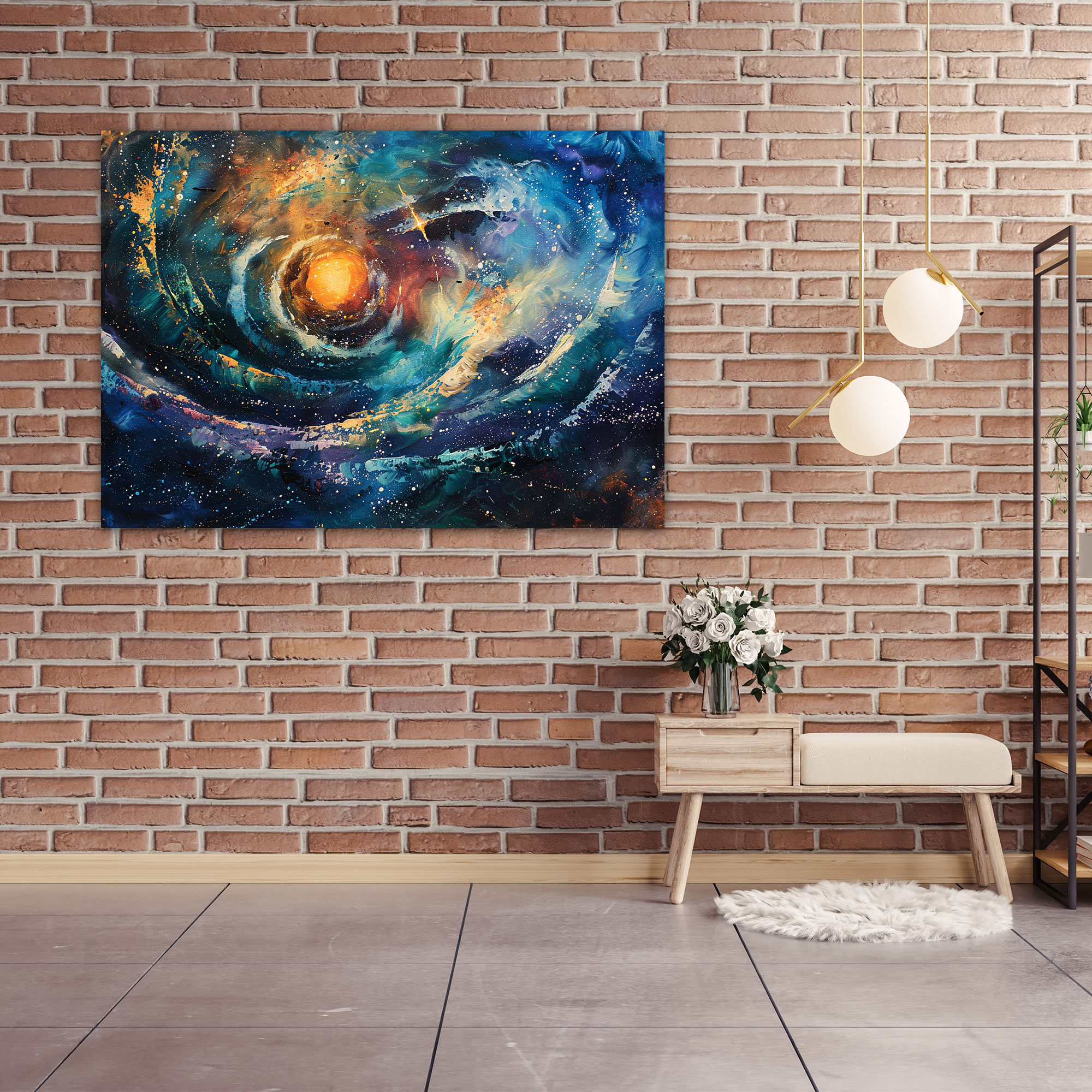 Metaphysical Painting Wall Decoration - Metaphysical Painting, Canvas, Metaphysical Painting, Canvas Wall Art