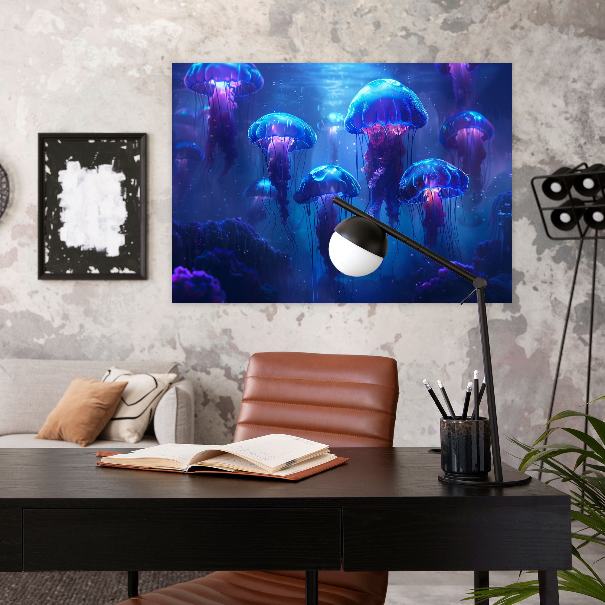 Metaphysical Painting Canvas Print - Metaphysical Painting, Home Decoration, Wall Decoration, Metaphysical Painting