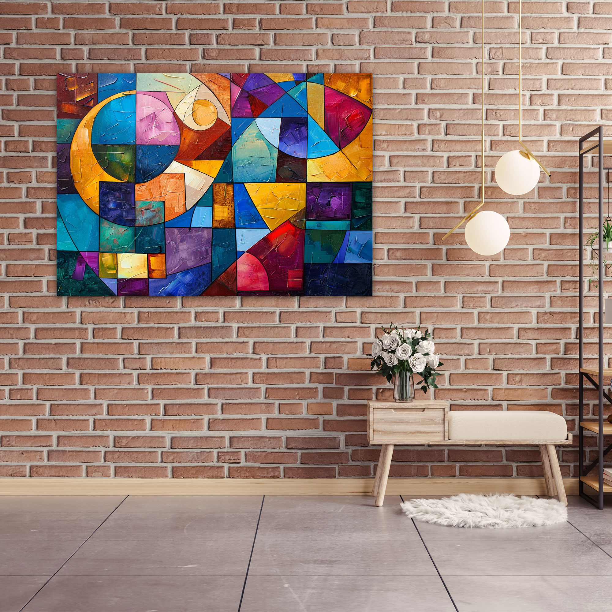 Metaphysical Painting Canvas Print - Metaphysical Painting, Metaphysical Painting, Canvas Print, Abstract