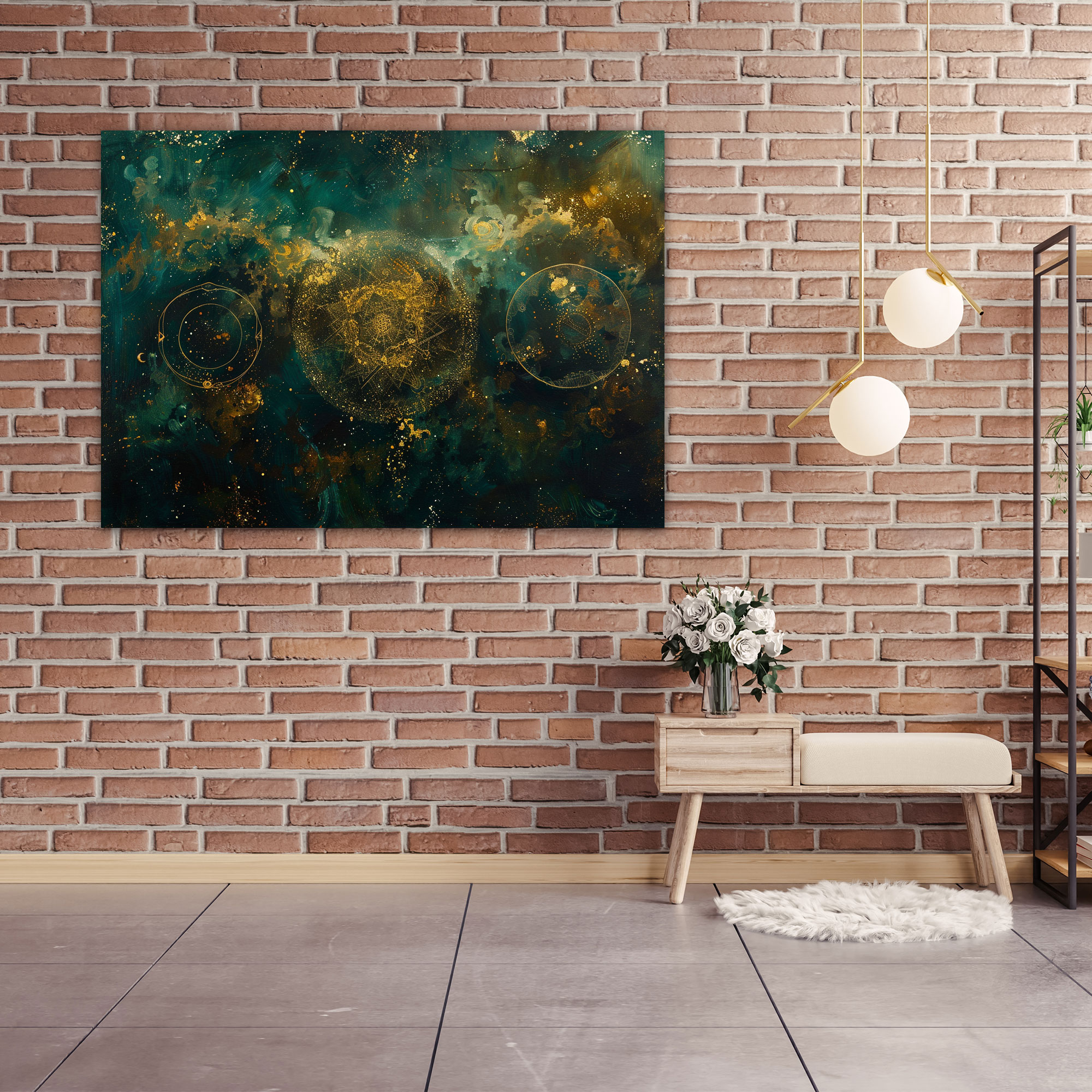 Metaphysical Painting Wall Decoration - Metaphysical Painting, Enigmatic Symbols, Metaphysical Painting, Metaphysical Art