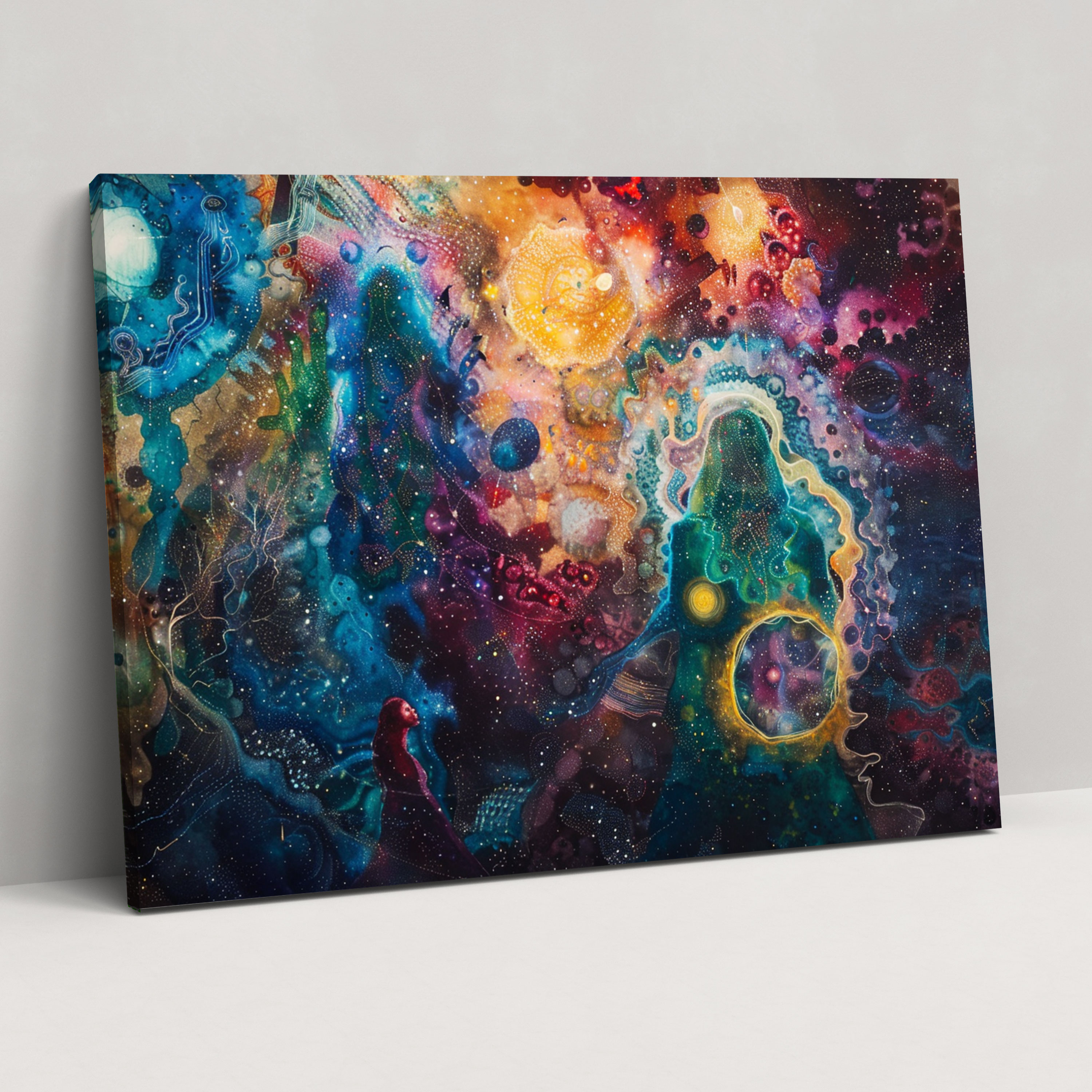 Metaphysical Painting Canvas Print - Metaphysical Painting, Wall Decoration, Home Decoration, Wall Art