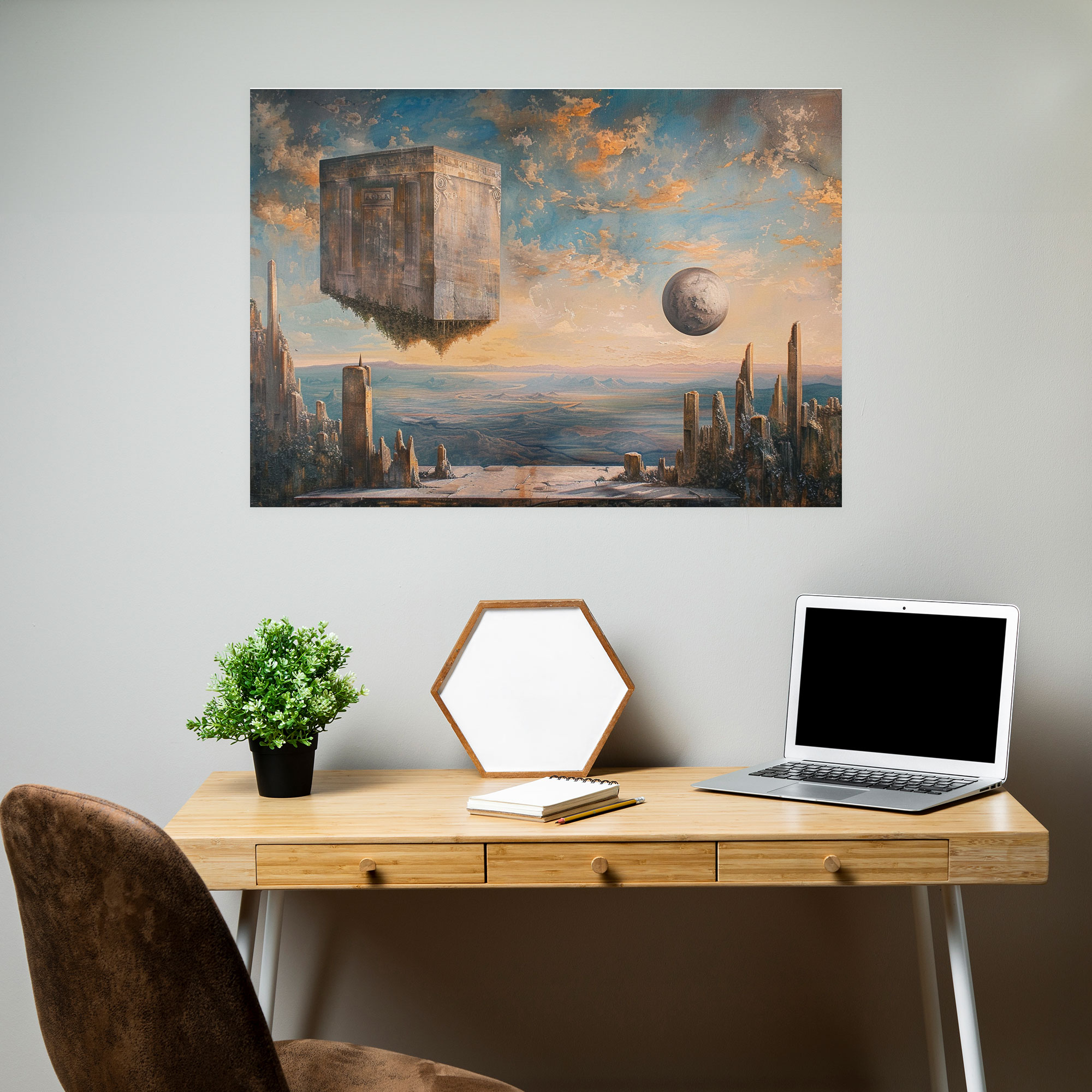 Metaphysical Painting Wall Decoration - Metaphysical Painting, Anomalous Objects, Home Decoration, Metaphysical Art