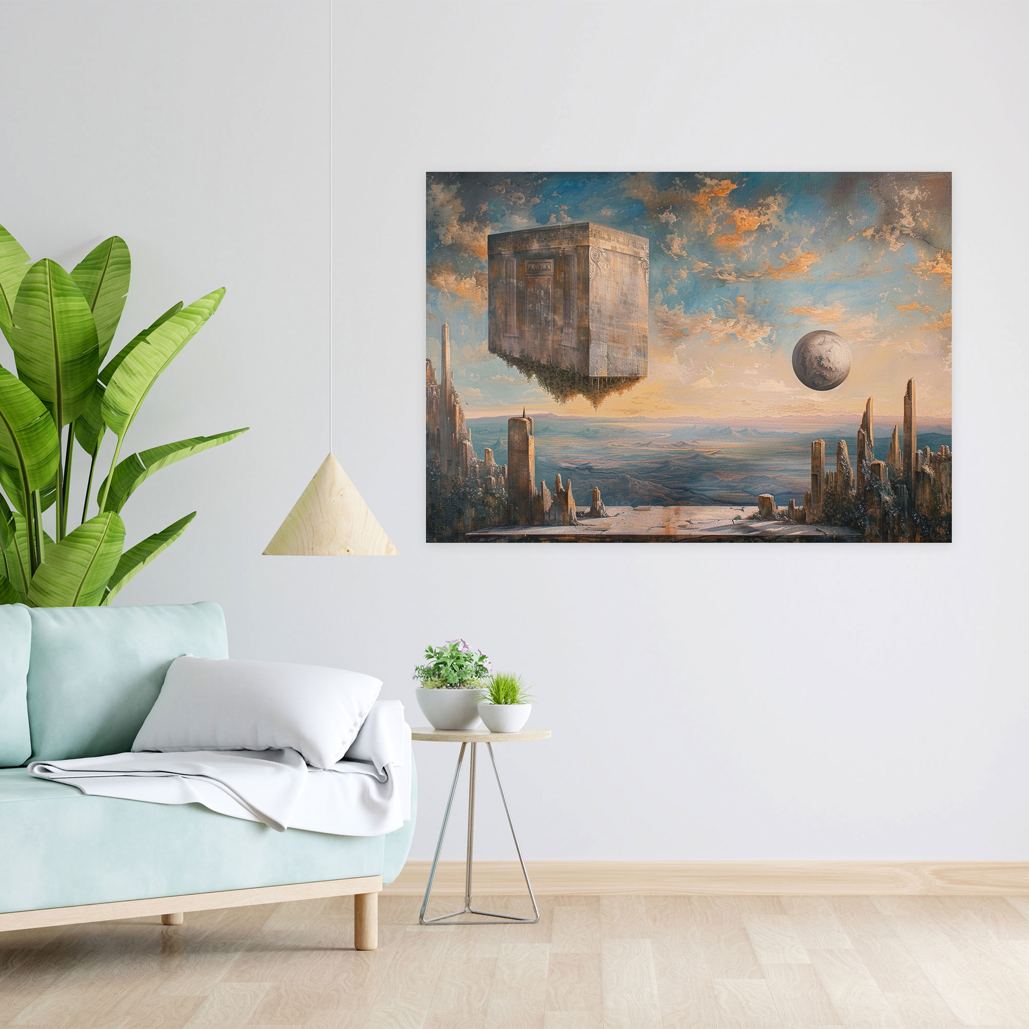 Metaphysical Painting Wall Decoration - Metaphysical Painting, Anomalous Objects, Home Decoration, Metaphysical Art