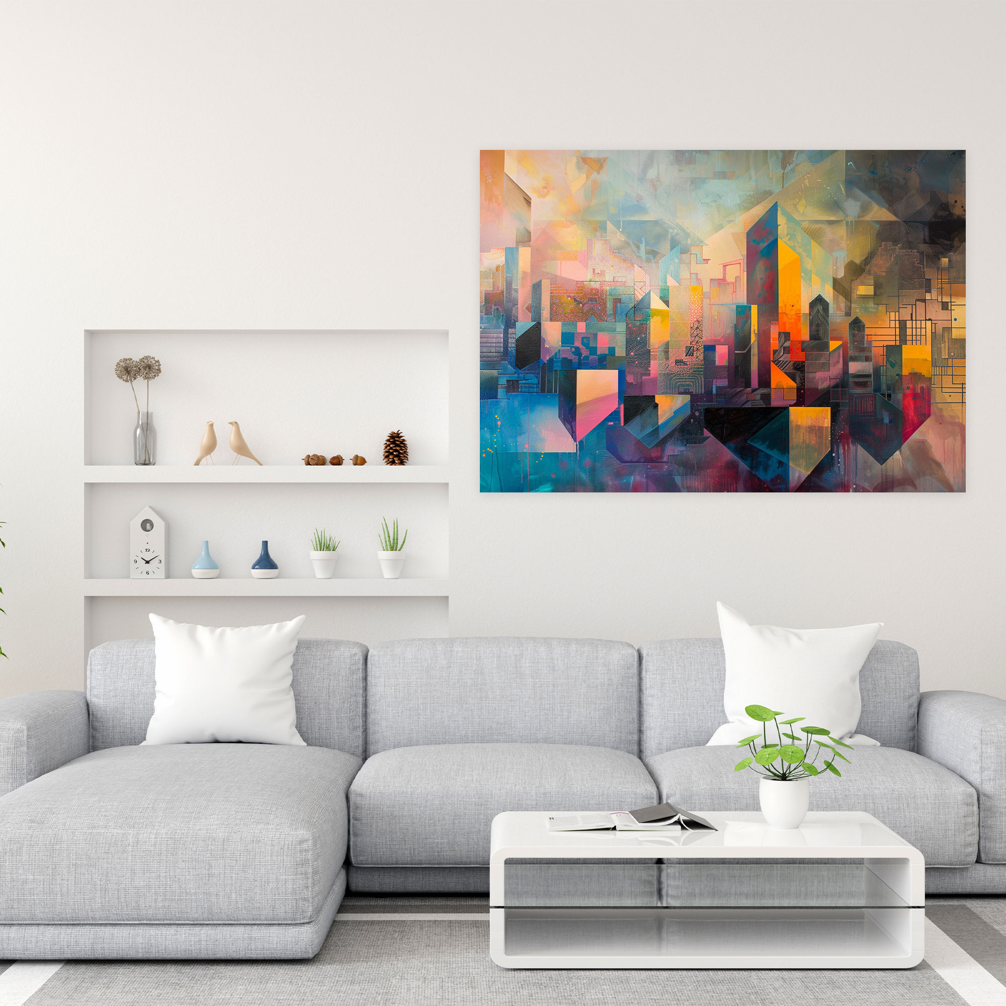Metaphysical Painting Canvas Print - Metaphysical Painting, Canvas Wall Art, Canvas, Canvas Print
