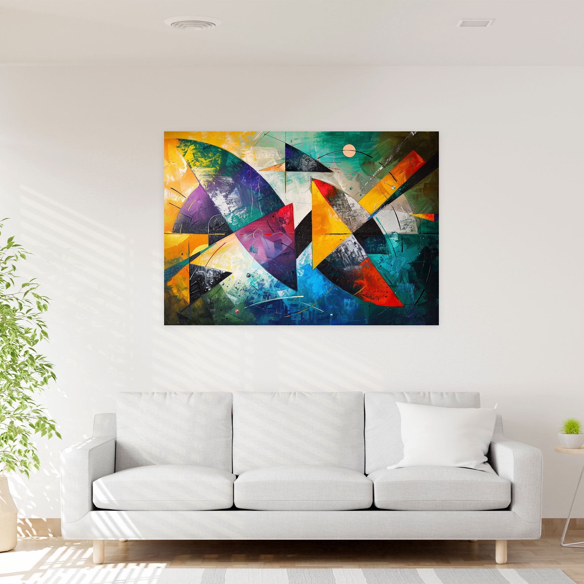 Metaphysical Painting Canvas Wall Art - Metaphysical Painting, Metaphysical Painting, Canvas, Wall Decoration