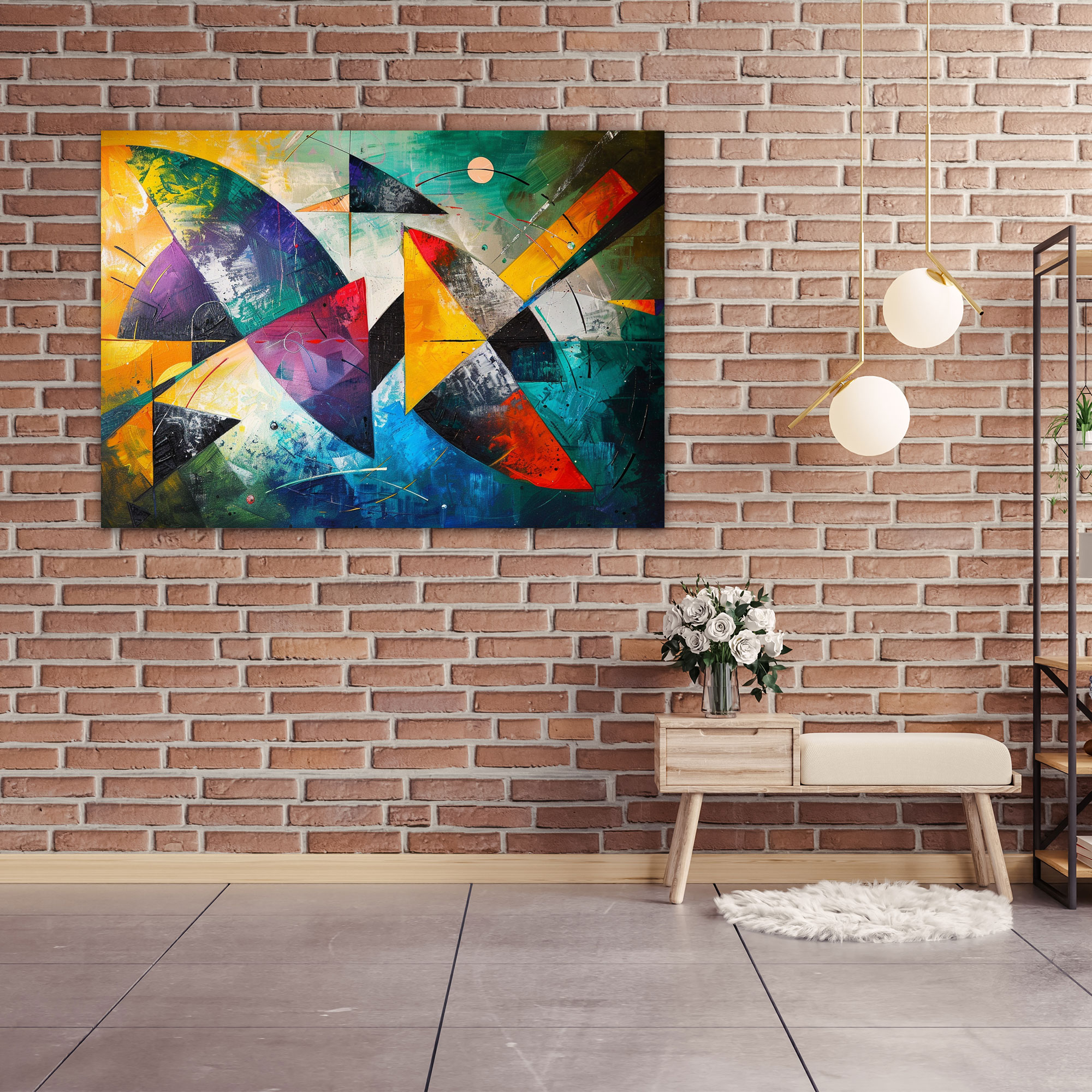 Metaphysical Painting Canvas Wall Art - Metaphysical Painting, Metaphysical Painting, Canvas, Wall Decoration