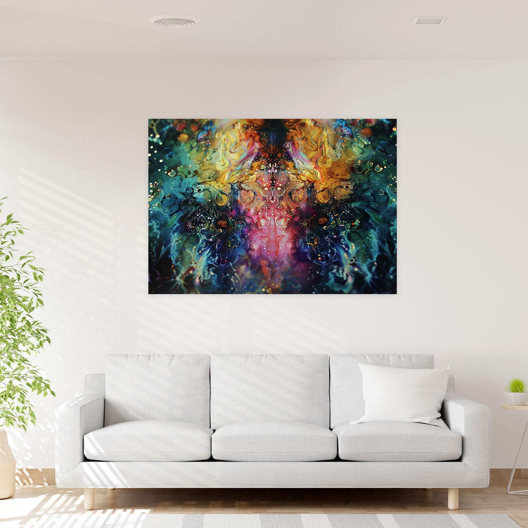 Metaphysical Painting Wall Decoration - Metaphysical Painting, Wall Art, Wall Decoration, Canvas